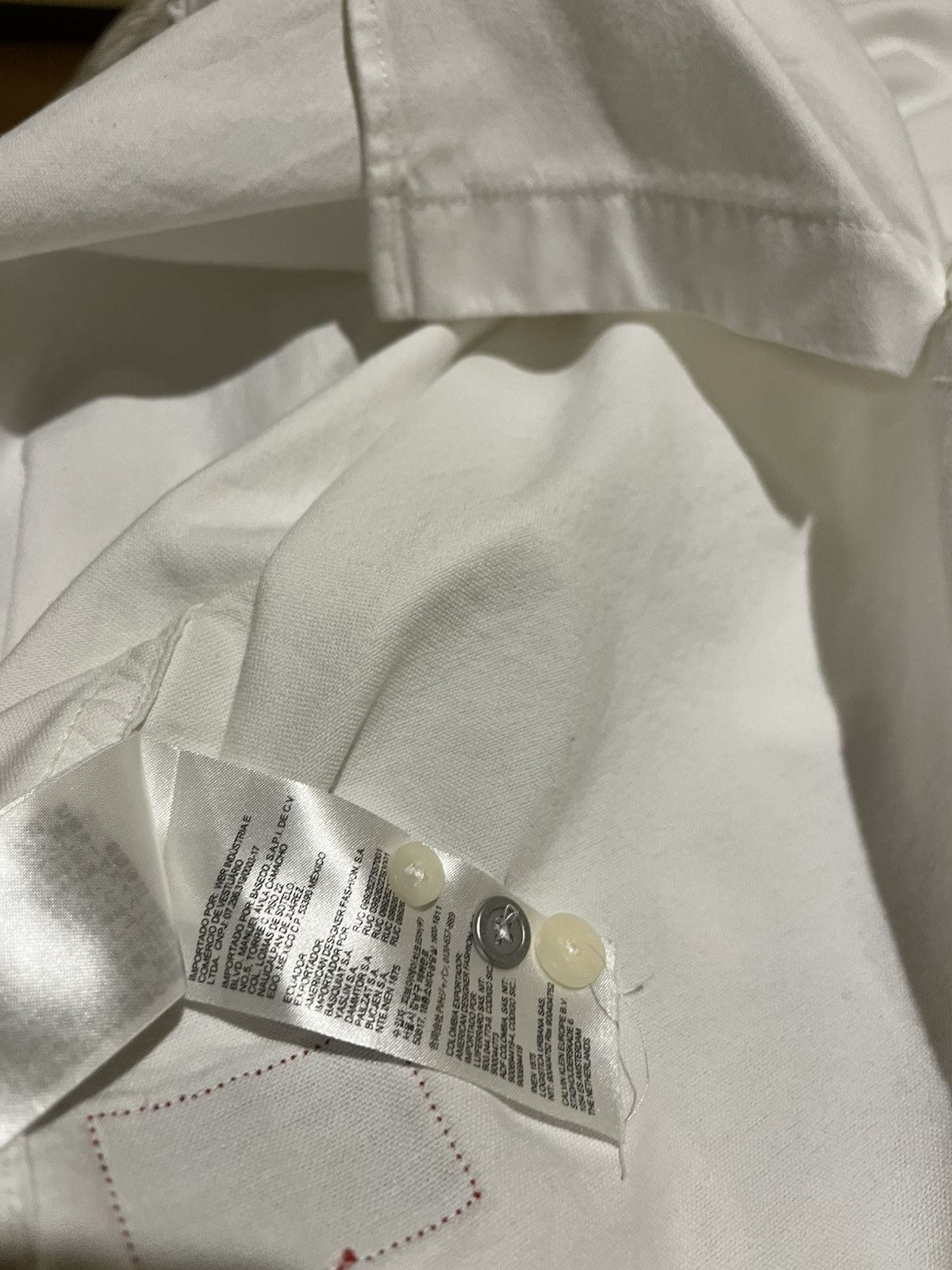 Calvin Klein Calvin Klein Jeans White Button-up Shirt Size US L / EU 52-54 / 3 - 8 Thumbnail