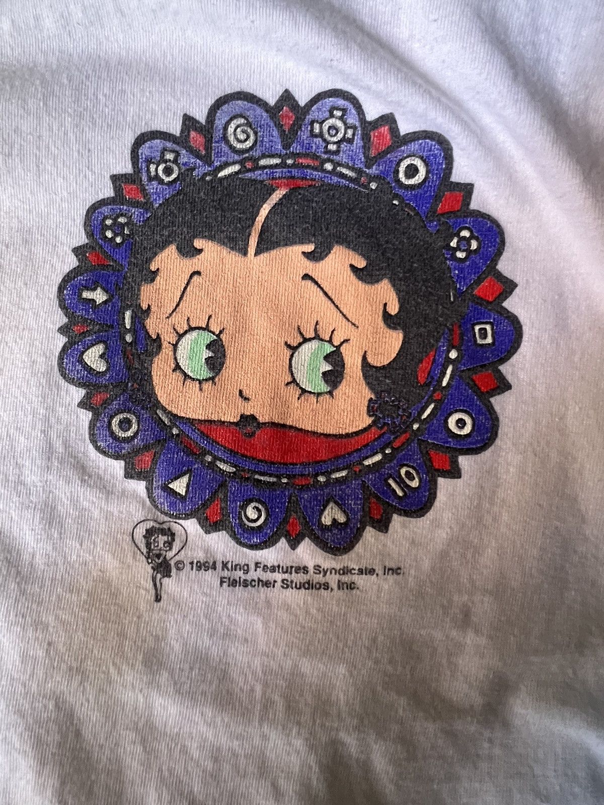 Vintage ‘94 BETTY BOOP 3/4 SLEEVE BASEBALL JERSEY Size US M / EU 48-50 / 2 - 5 Thumbnail