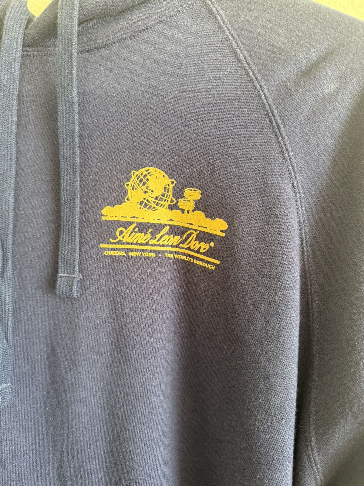 Aime Leon Dore Aime Leon Dore Unisphere Hoodie Navy Blue/Yellow Size US L / EU 52-54 / 3 - 4 Thumbnail
