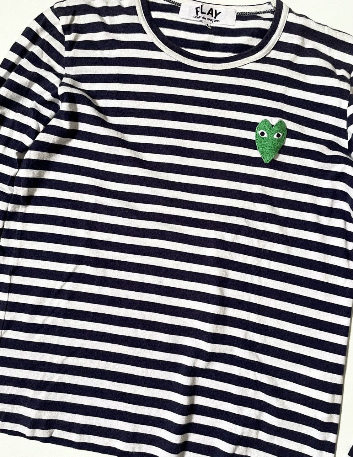 Comme des Garcons PLAY Cdg play AD2009 striped longsleeve Size US M / EU 48-50 / 2 - 2 Thumbnail