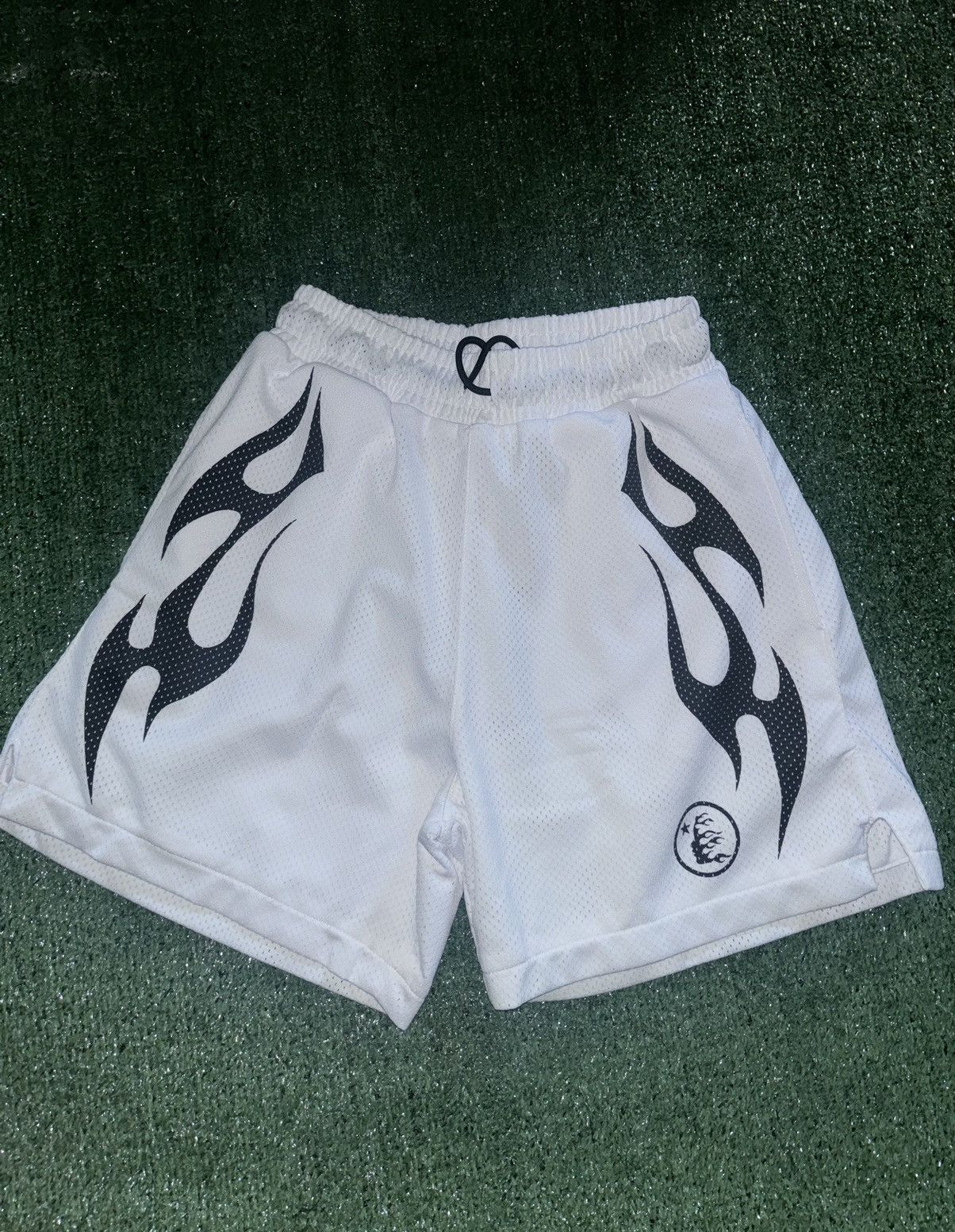 Hellstar Mesh Flame Shorts