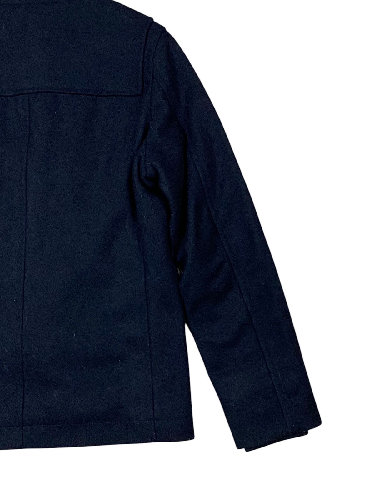 Japanese Brand × Ships Jet Blue Ship Jet Blue Wool Jacket Duffle Size US L / EU 52-54 / 3 - 7 Thumbnail