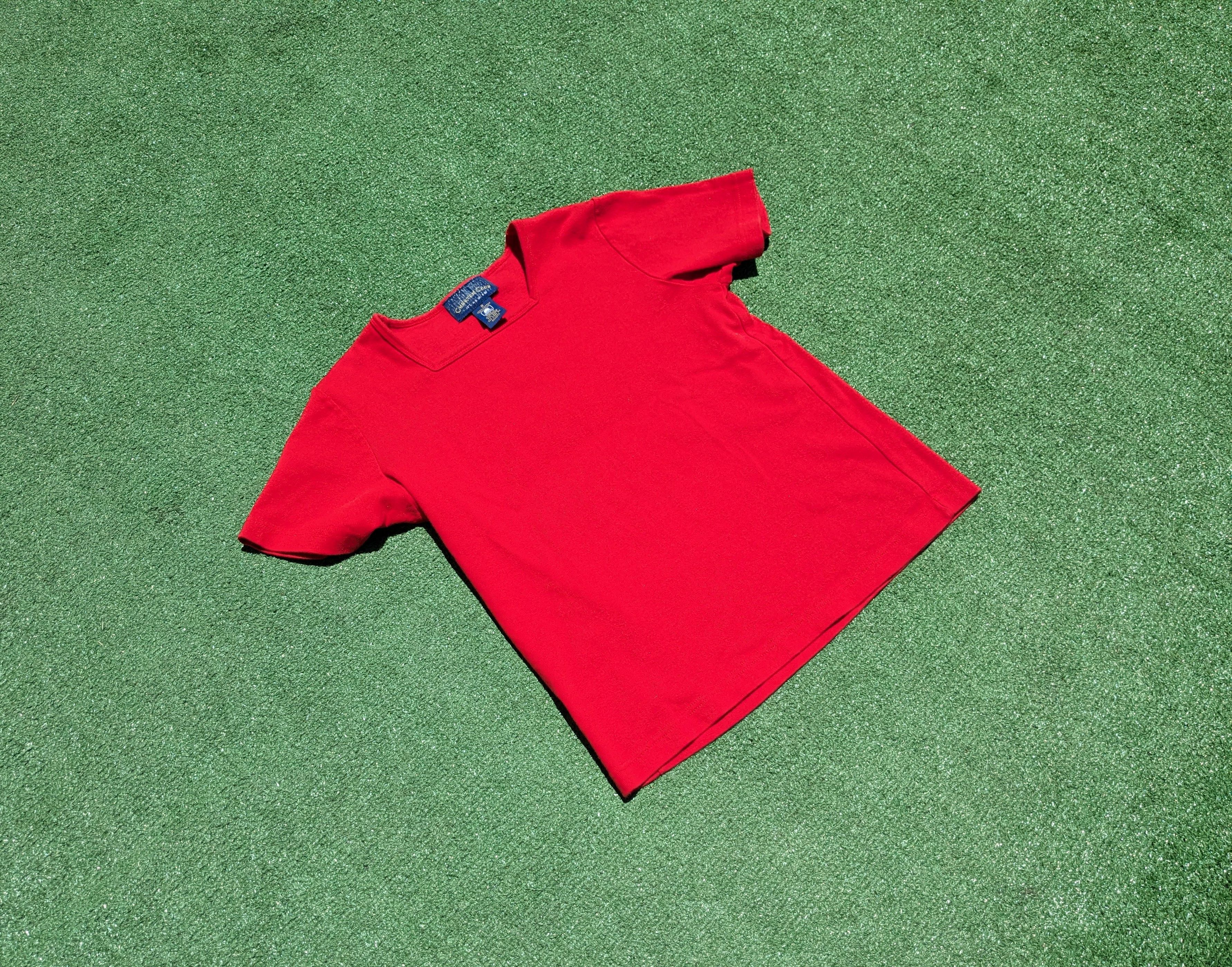 Designer Charter Club Top Womens Pullover Shirt Blouse Pima Red Size S / US 4 / IT 40 - 5 Thumbnail