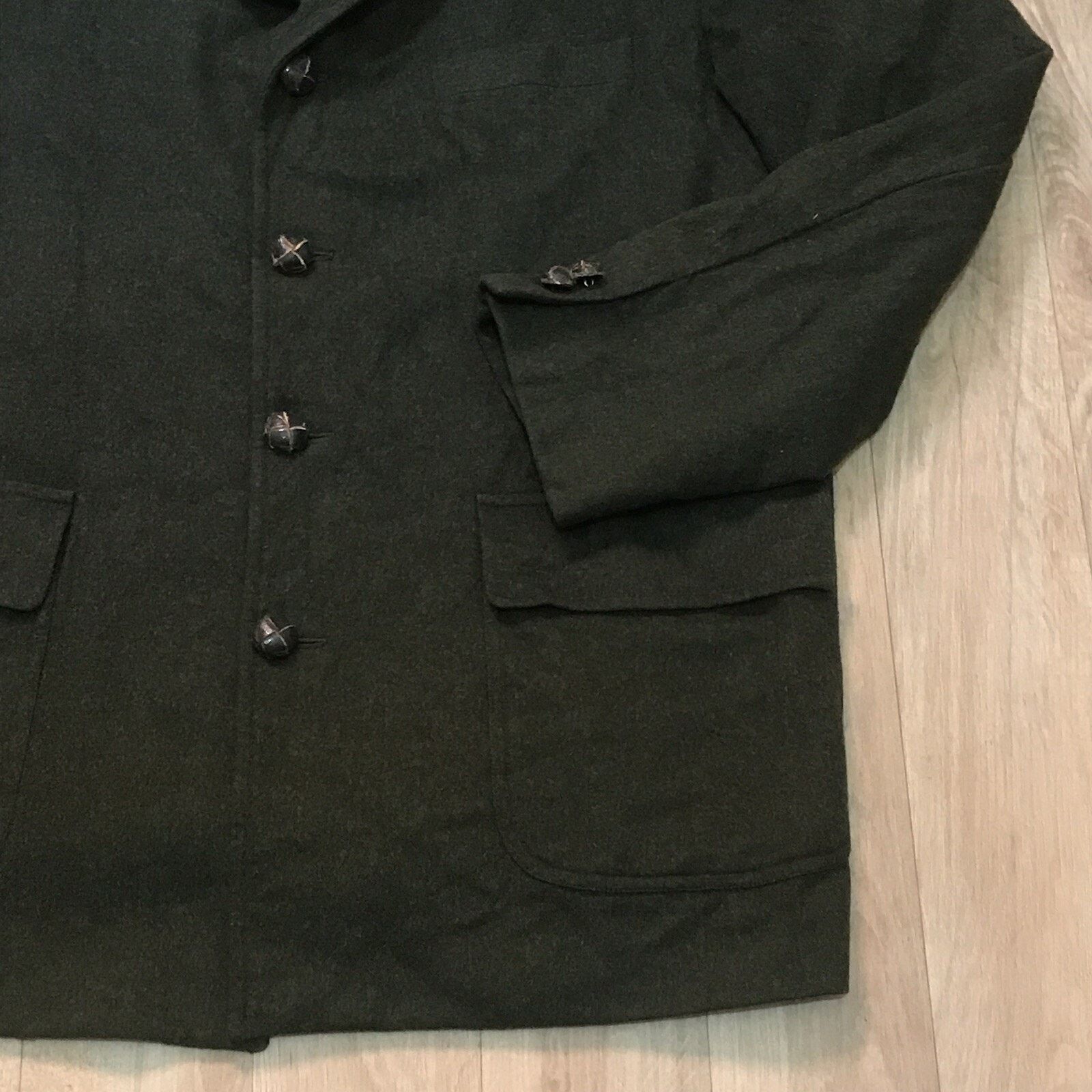 Burberry VINTAGE Burberry coat winter jacket virgin wool alpaca mens Size US L / EU 52-54 / 3 - 6 Thumbnail