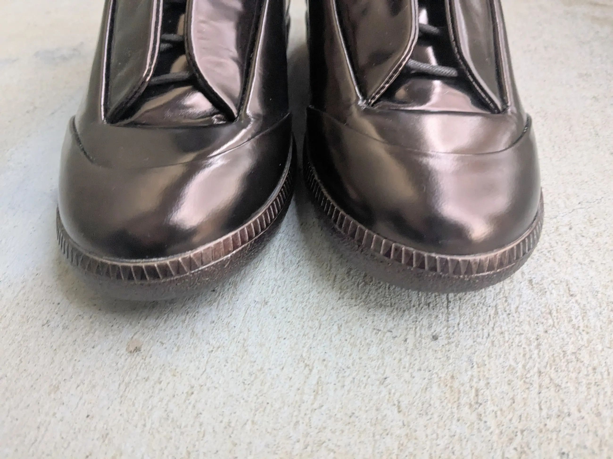 Maison Margiela Maison Margiela Brown 8 41 Metallic High Tops Leather Size US 8 / EU 41 - 4 Thumbnail