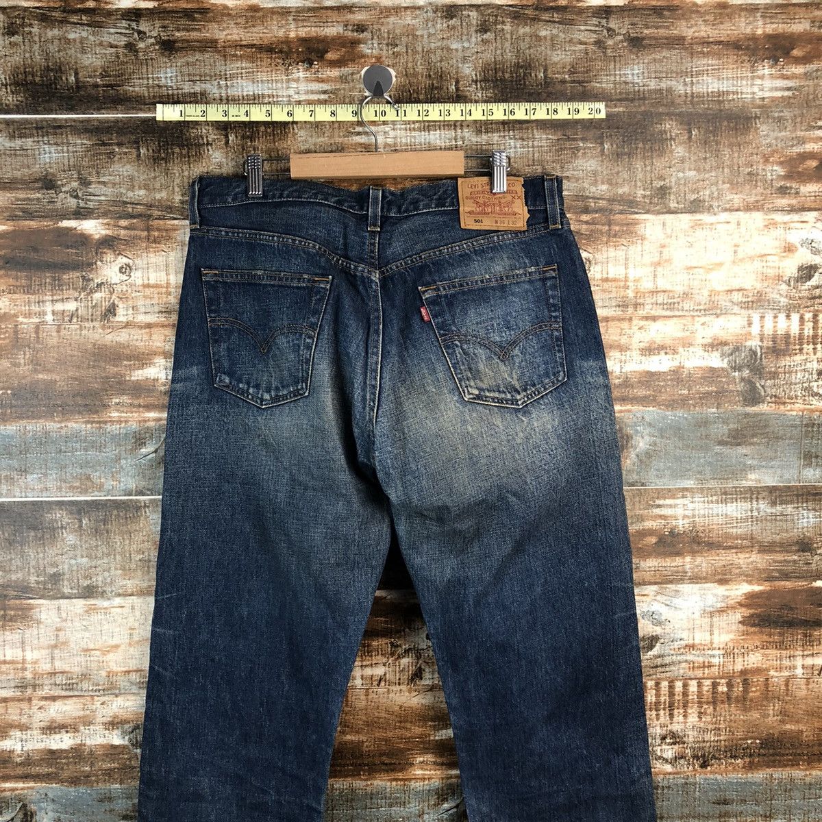 Levi's Levis 501 Blue Denim Pants #A2618 Size US 36 / EU 52 - 14 Thumbnail