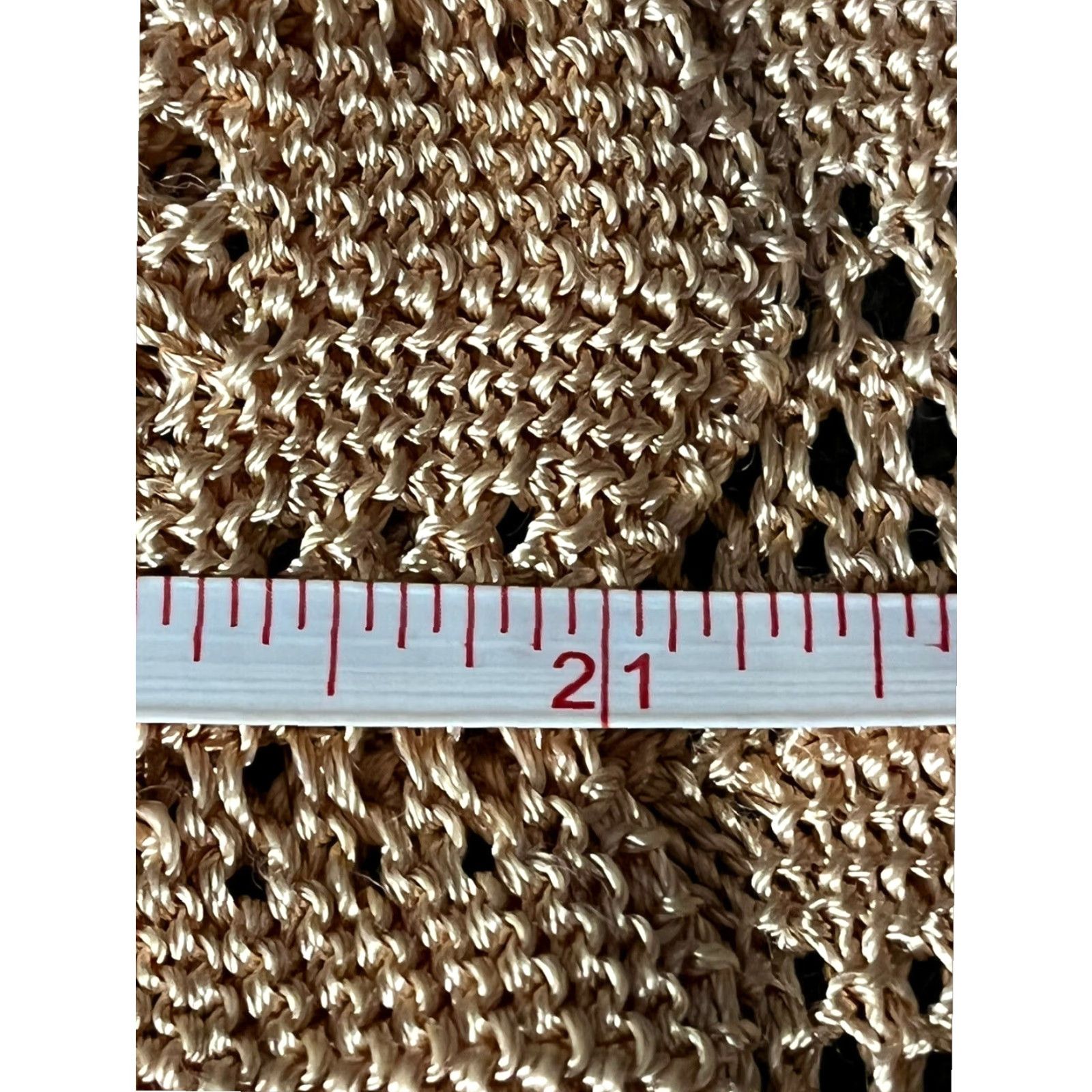 Vintage VINTAGE Prophecy Rose Gold Crochet Look Pullover Sweater Women's Small Made in USA Size S / US 4 / IT 40 - 7 Thumbnail