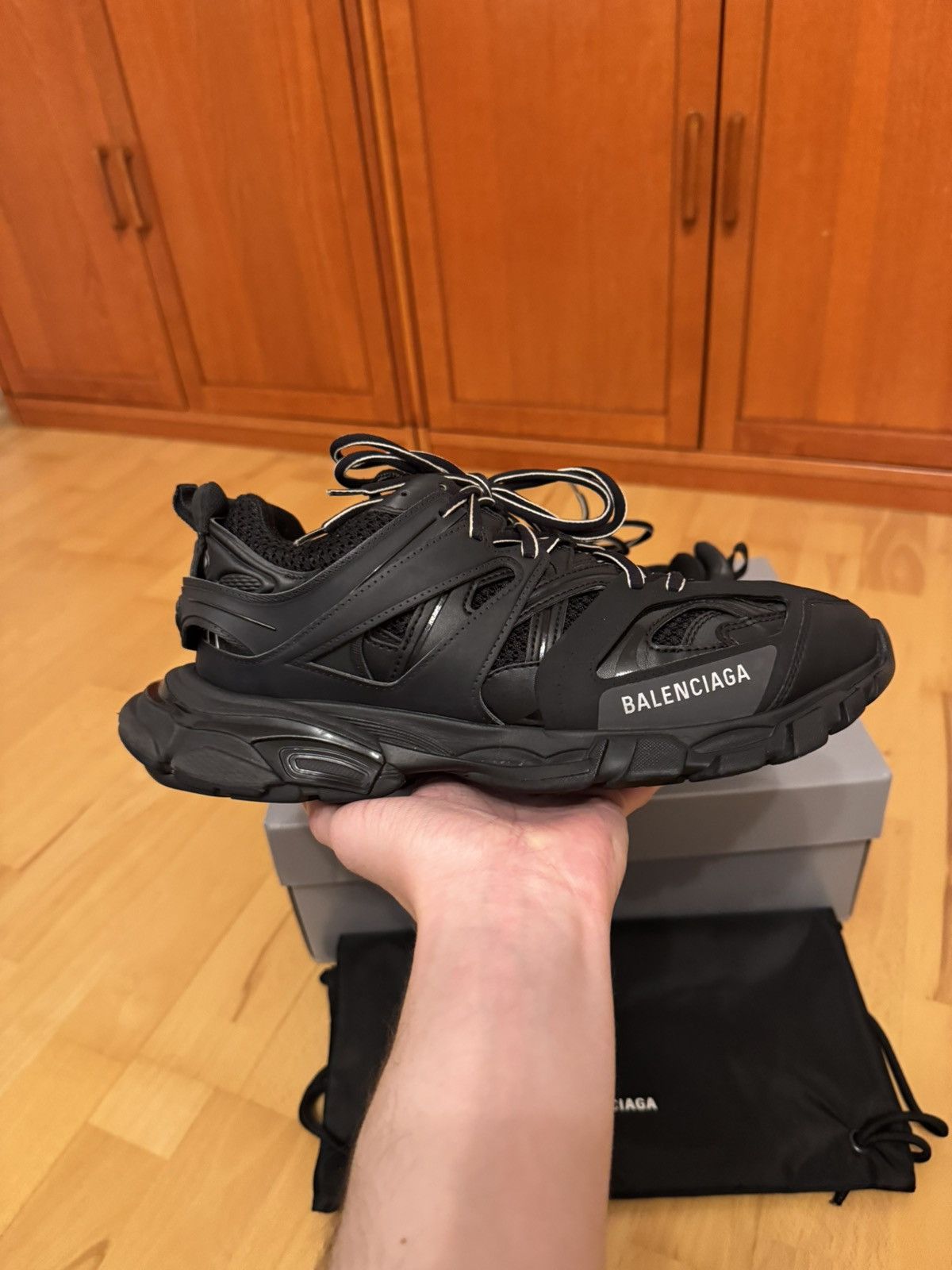 Balenciaga Balenciaga Track Triple Black Size US 9 / EU 42 - 3 Thumbnail