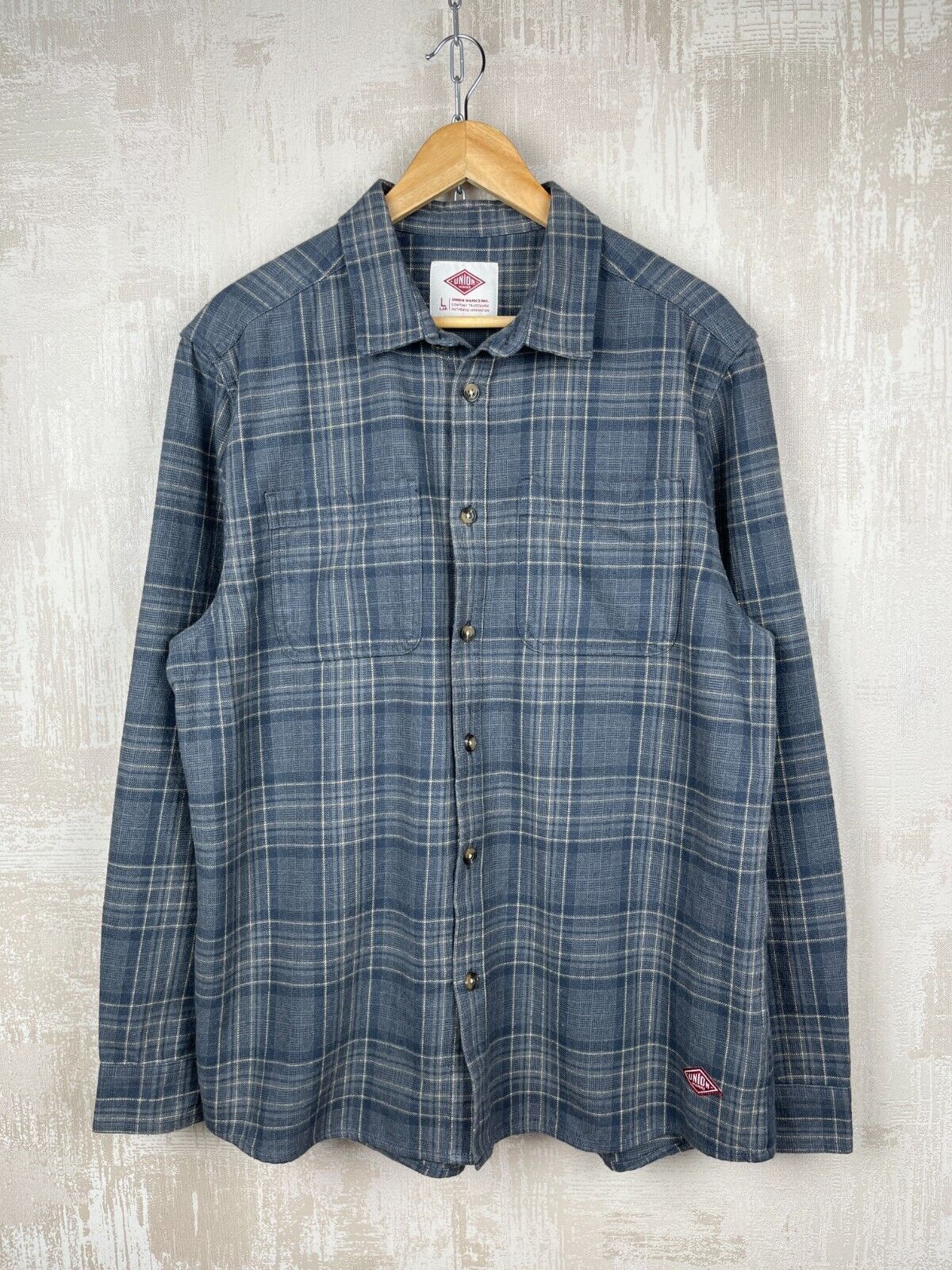 Other Union Works Inc Check Pockets Cotton Long Sleeve Shirt Size US L / EU 52-54 / 3 - 1 Thumbnail
