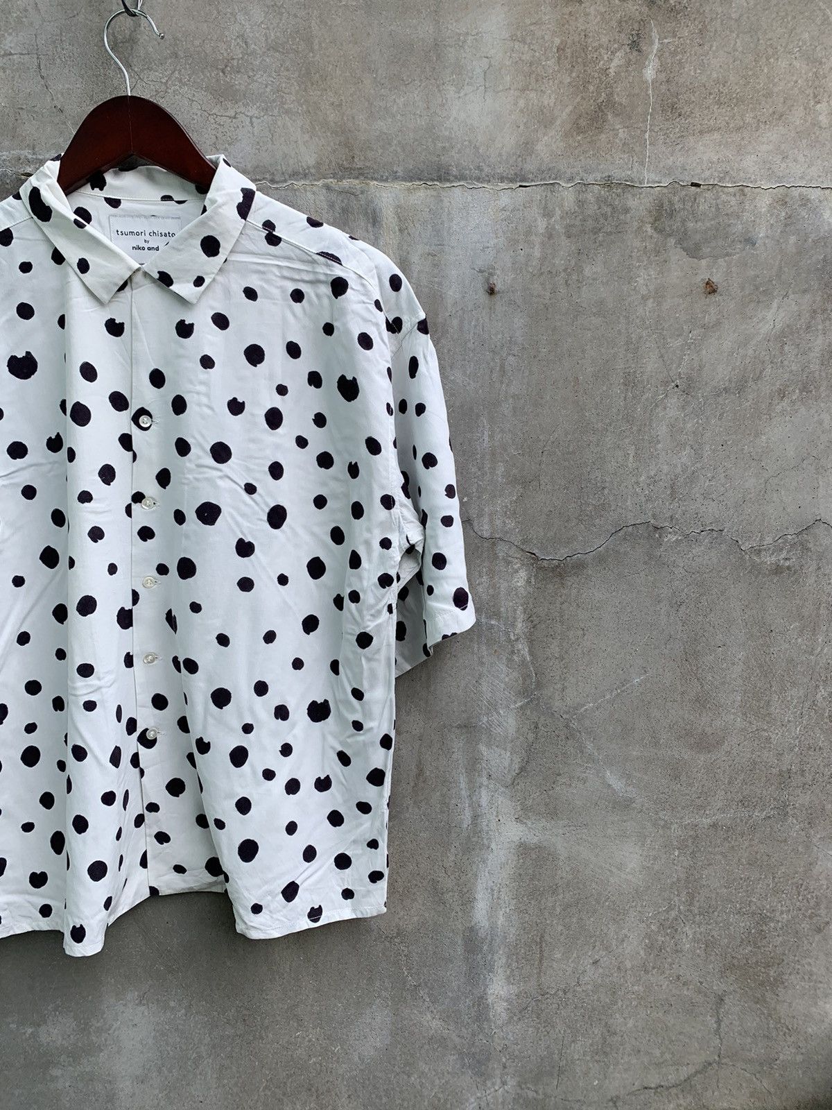 Tsumori Chisato Niko and.. Polka Button Up Shirt Size US M / EU 48-50 / 2 - 3 Thumbnail
