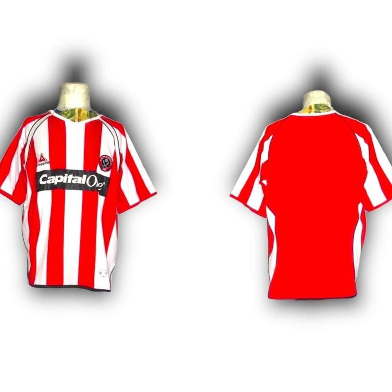 Le Coq Sportif Sheffield United England 2006 2007 Home shirt jersey Size US XL / EU 56 / 4 - 3 Thumbnail