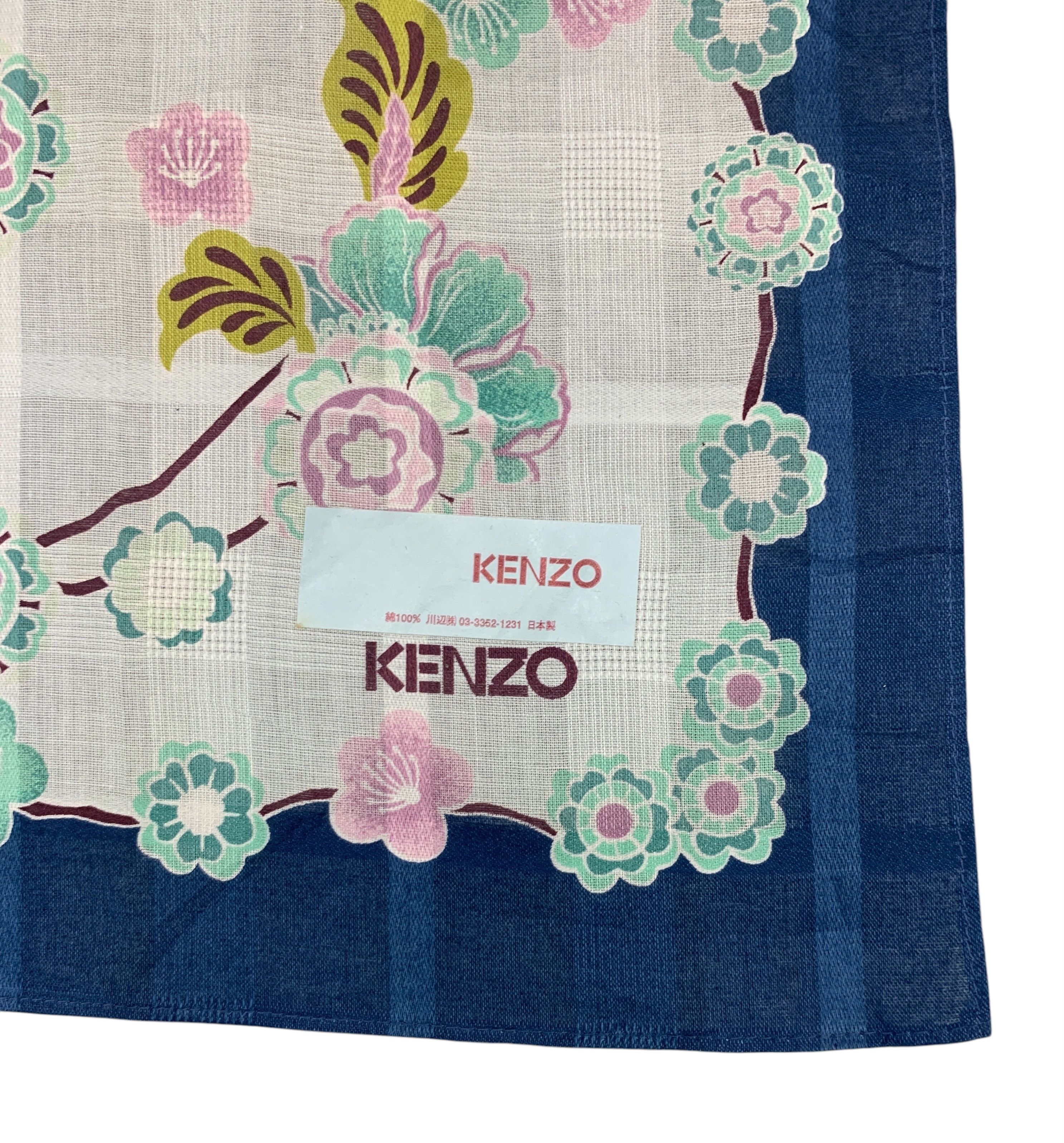 Japanese Brand × Kenzo × Vintage Vintage Kenzo Neckerchief/ Handkerchief - HKA953 Size ONE SIZE - 9 Thumbnail