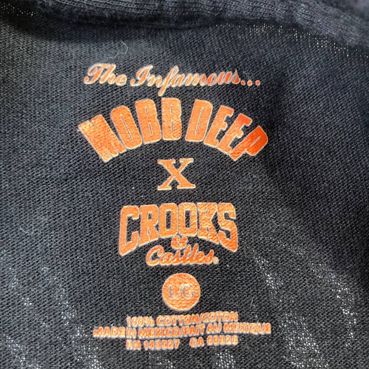 Rap Tees Mobb Deep The Infinite Tour Rap Hip Hop Crooks & Castles Size US L / EU 52-54 / 3 - 4 Thumbnail