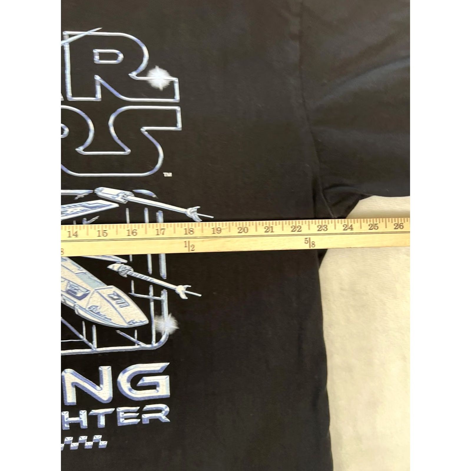 Star Wars Star Wars T-Shirt Mens XL Black X-Wing Starfighter TIE Advanced X1 Star Wars Logo Graphic Print Crew Neck Short Sleeve Regular Fit Mad Engine Size US XL / EU 56 / 4 - 6 Thumbnail