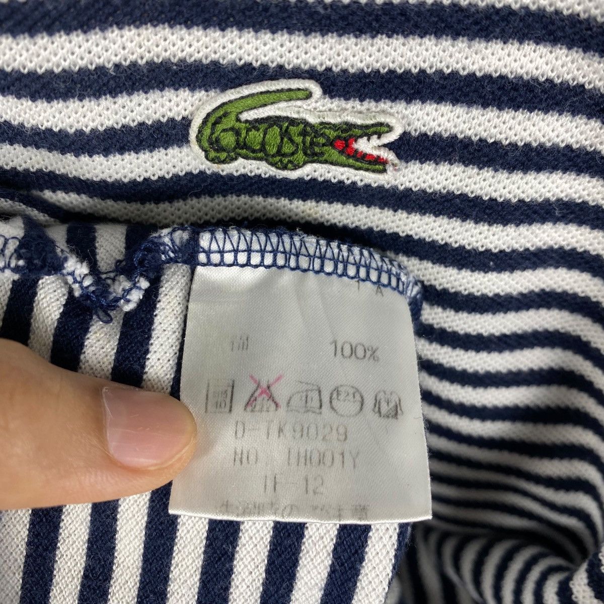 Lacoste × Vintage Vintage 90's LACOSTE YACHTING Graphic Striped Tee Shirt Size US XL / EU 56 / 4 - 7 Thumbnail
