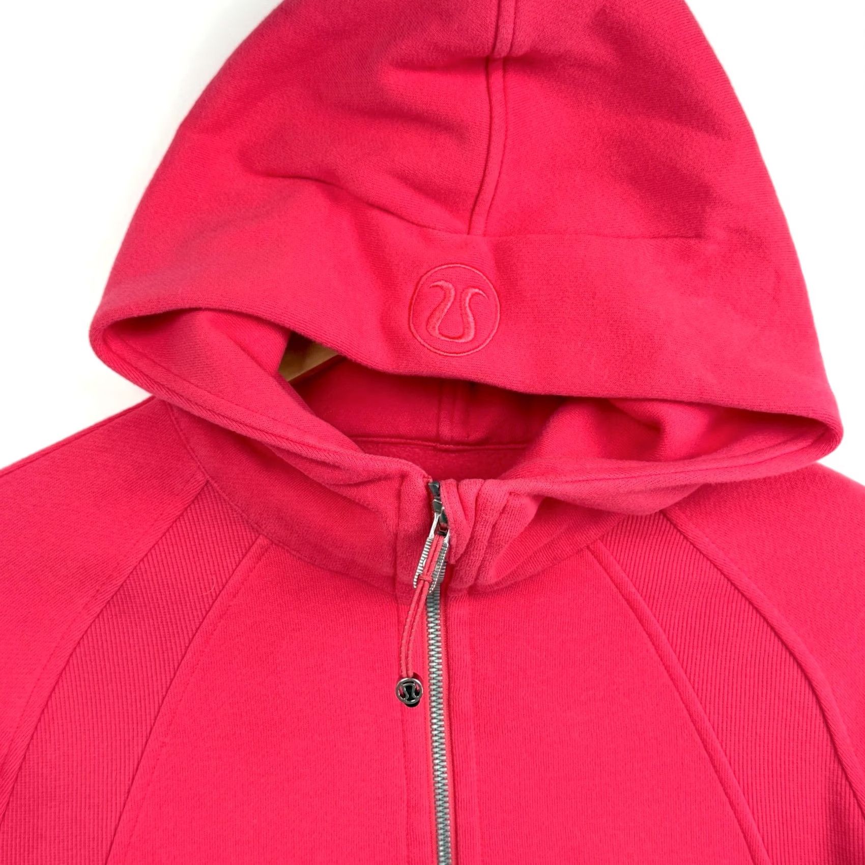 Lululemon VINTAGE Lululemon Womens XS/S Scuba Hoodie Oversized Cropped Full Zip Hot Pink Size XS / US 0-2 / IT 36-38 - 3 Thumbnail
