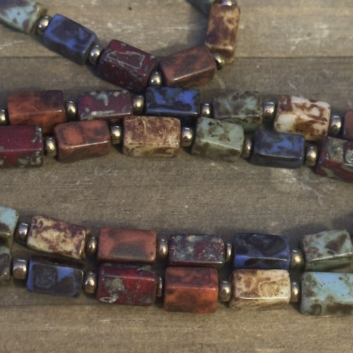 Vintage Vintage Jasper bead necklace Size ONE SIZE - 3 Thumbnail