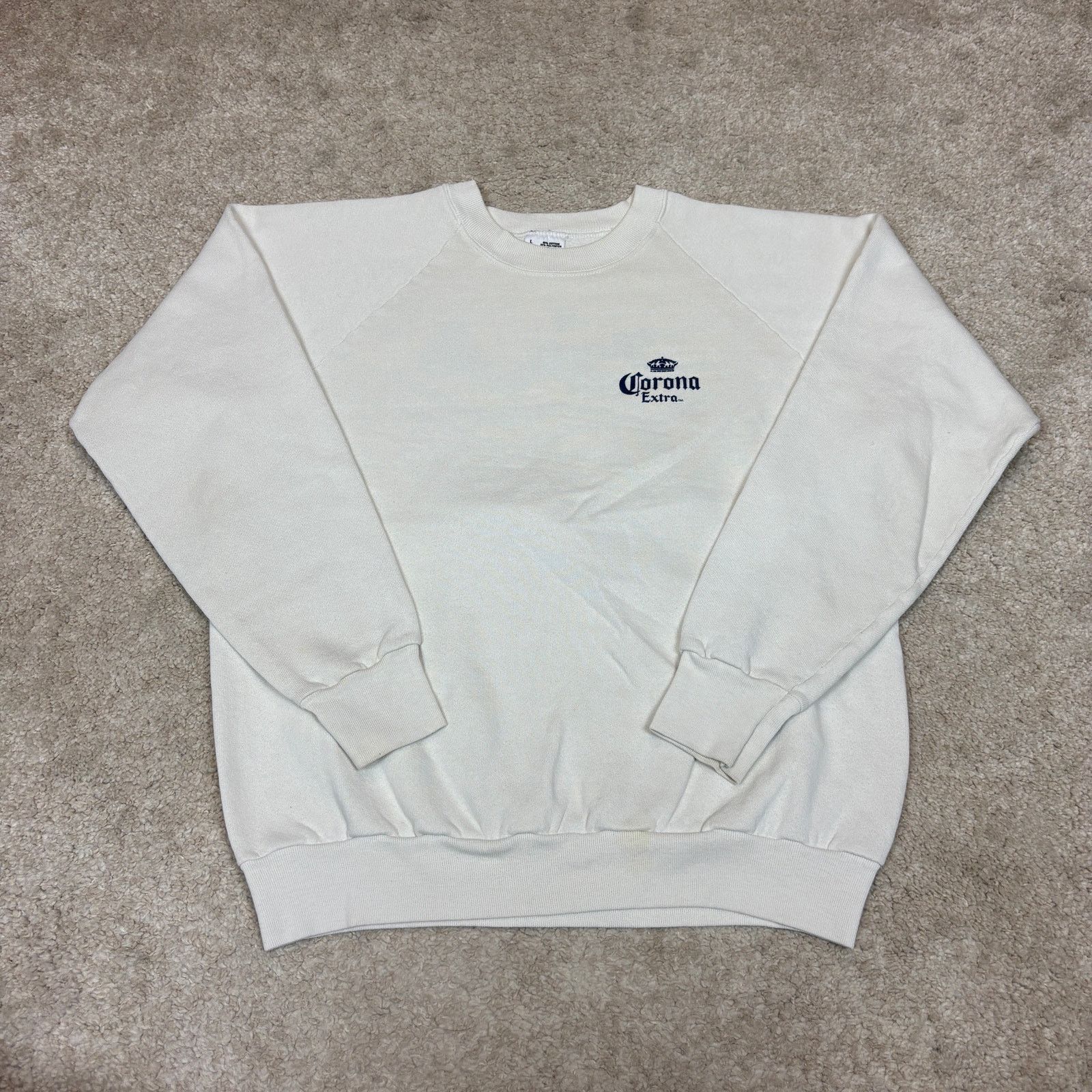 Vintage Vintage 90s Corona Crewneck Sweatshirt Men's Large Cerveza Size US L / EU 52-54 / 3 - 2 Thumbnail