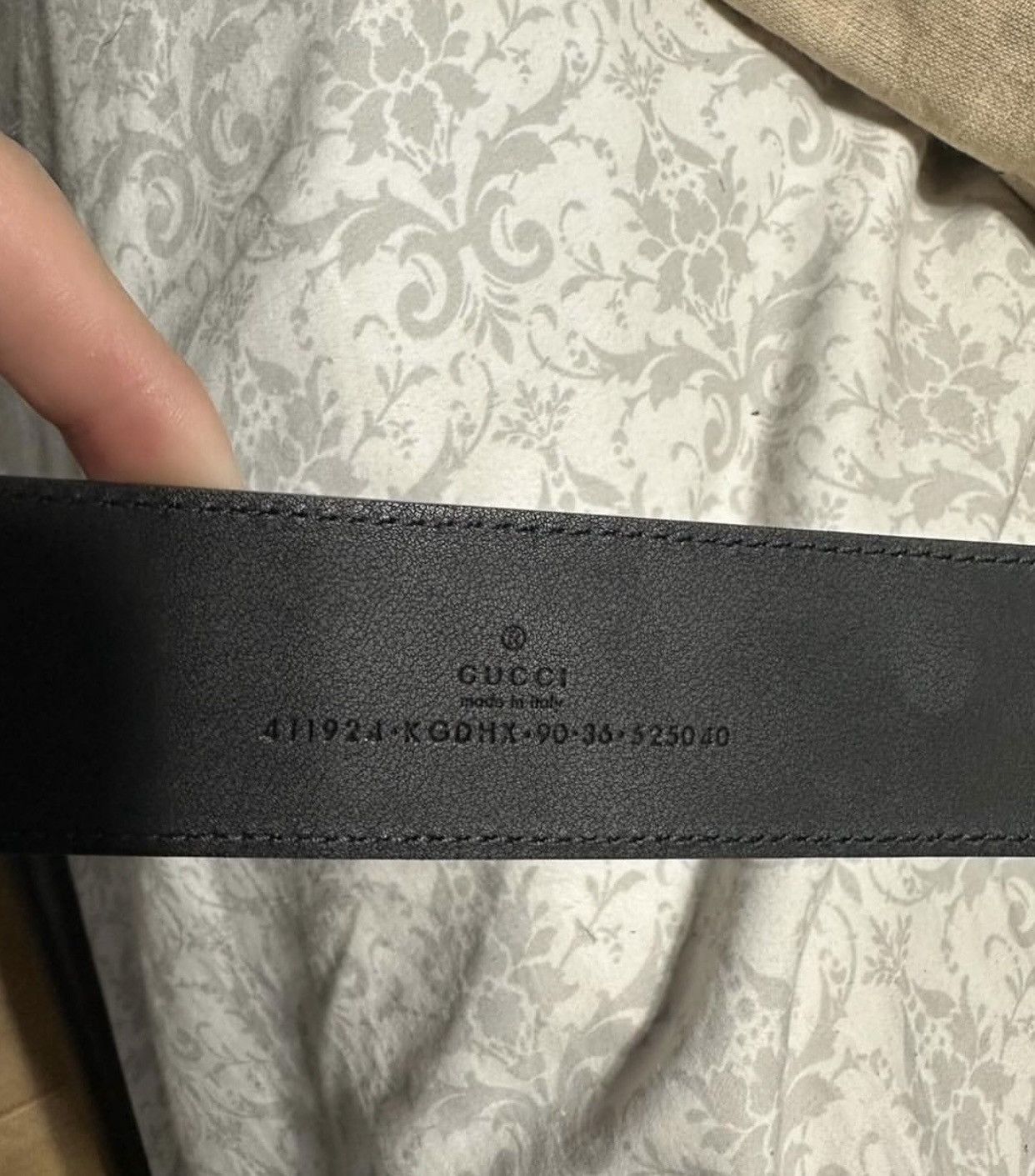 Gucci Gucci Belt with Interlocking G buckle Size 30 - 3 Thumbnail