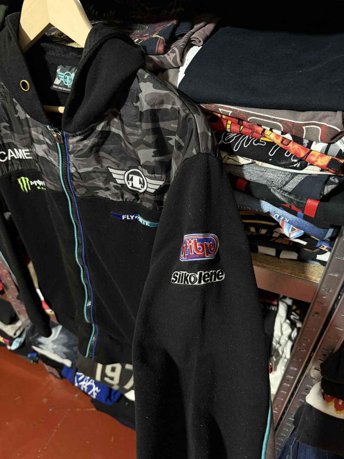 Vintage Monster Energy Racing Zip Hoodie TTC By Keith Flint Size US S / EU 44-46 / 1 - 11 Thumbnail