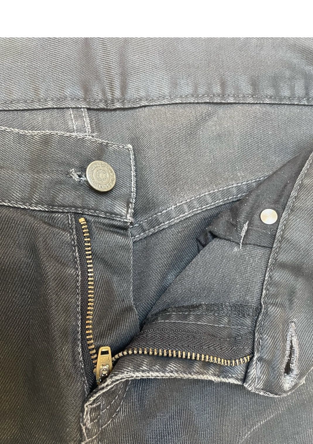 Tornado Mart Tormado Mart waxed flared denim Size US 29 - 4 Thumbnail