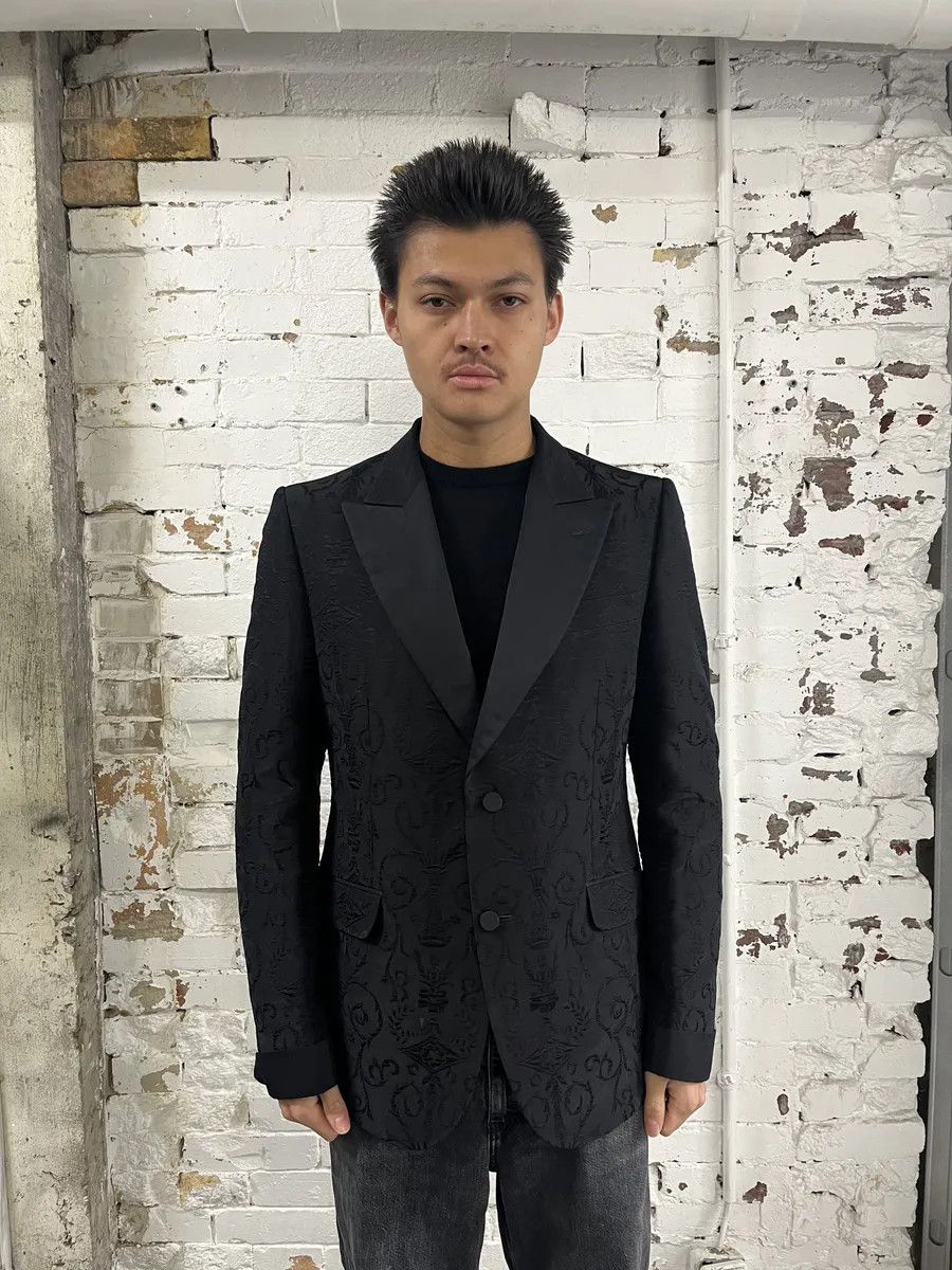 Gucci FW2003 Gucci Embroidered Royal Blazer Jacket by Tom Ford Size US M / EU 48-50 / 2 - 2 Thumbnail