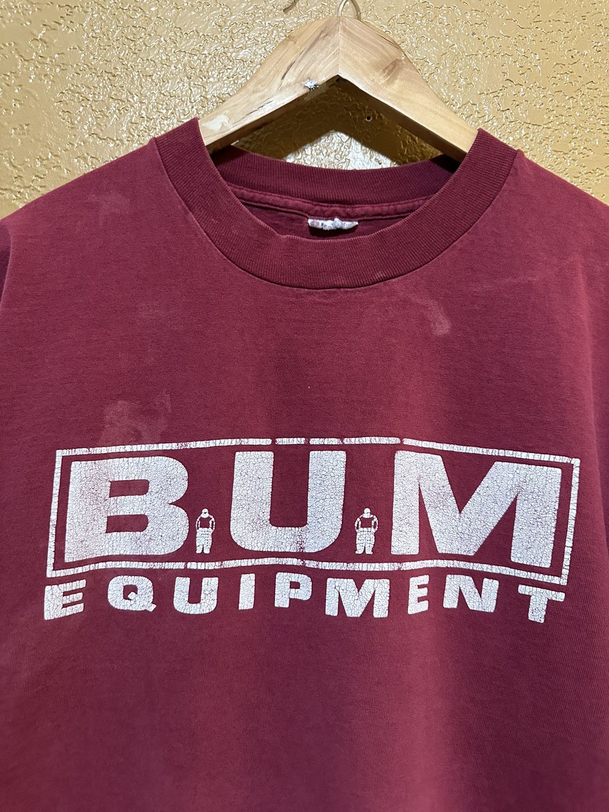 4GSELLER × B.U.M Equipment × Vintage Vintage Distressed B.U.M. Equipment T Shirt Large 90s Size US L / EU 52-54 / 3 - 2 Thumbnail