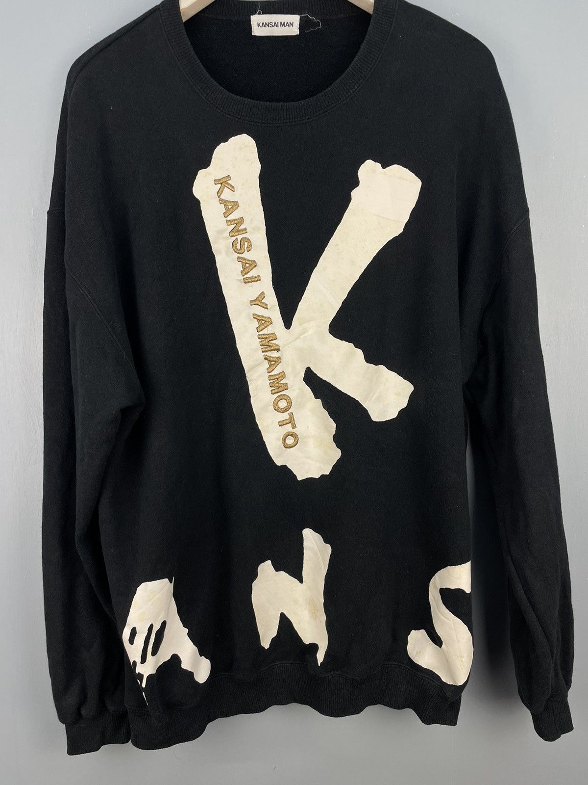 Kansai Yamamoto Vintage Kansai Yamamoto Kansai Man sweatshir Size US XL / EU 56 / 4 - 3 Thumbnail
