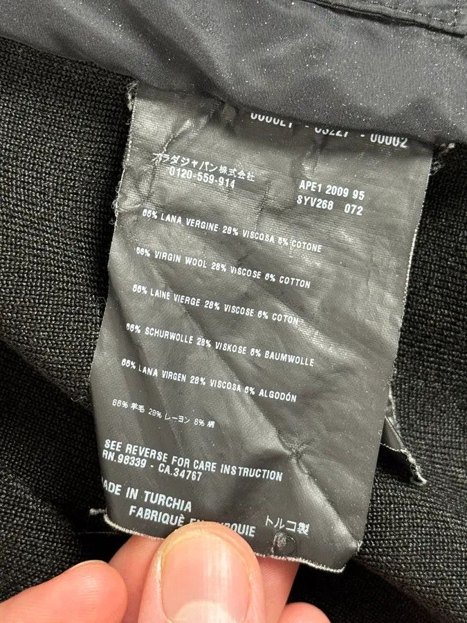 AW2009 Prada Hybrid Leather Premium Jacket