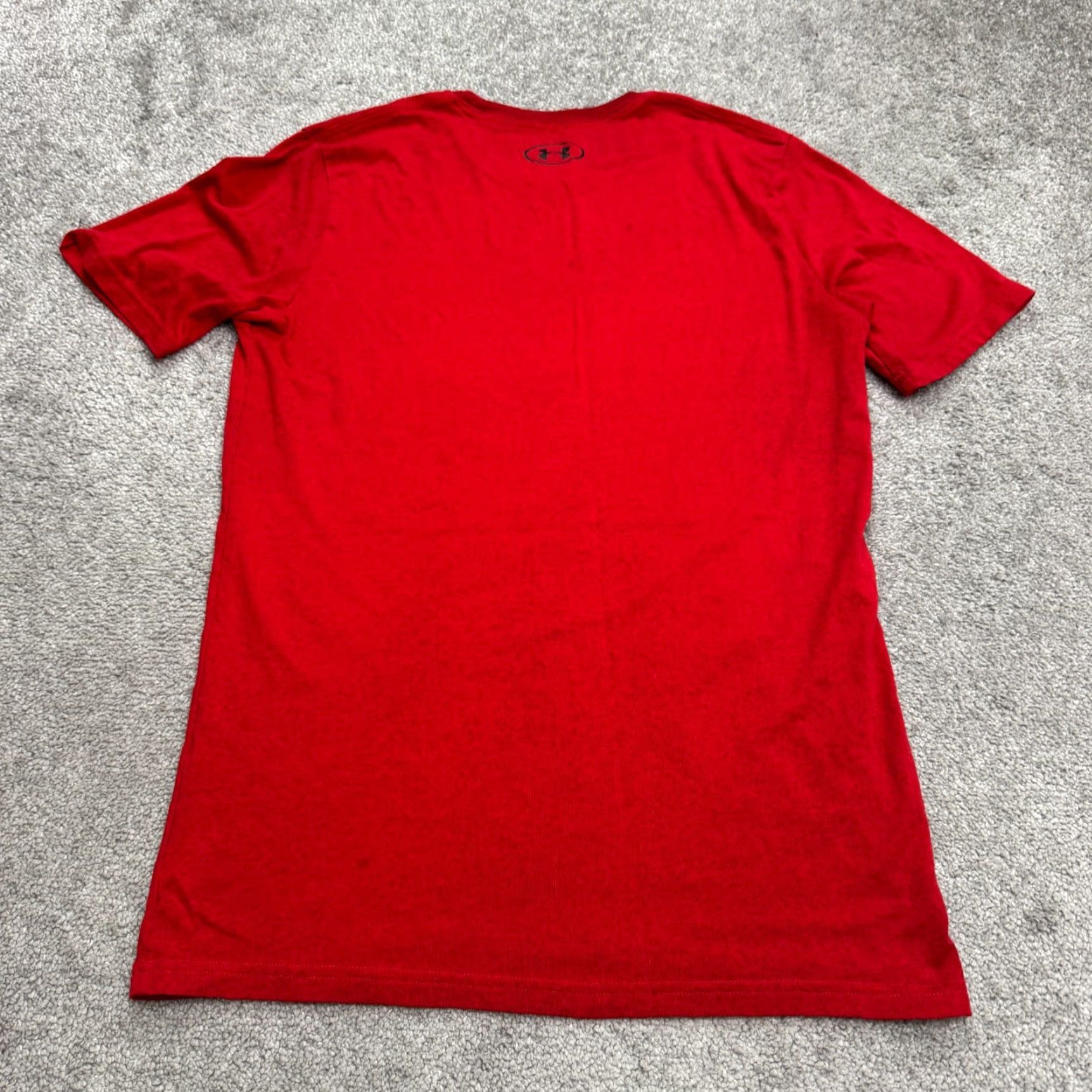 Under Armour Under Armour T-Shirt Mens Small Red Short Sleeve Crew Neck Active Tee - Loose Fit, Casual, Sports, Athleisure, Running, Gym & Training Size US S / EU 44-46 / 1 - 2 Thumbnail