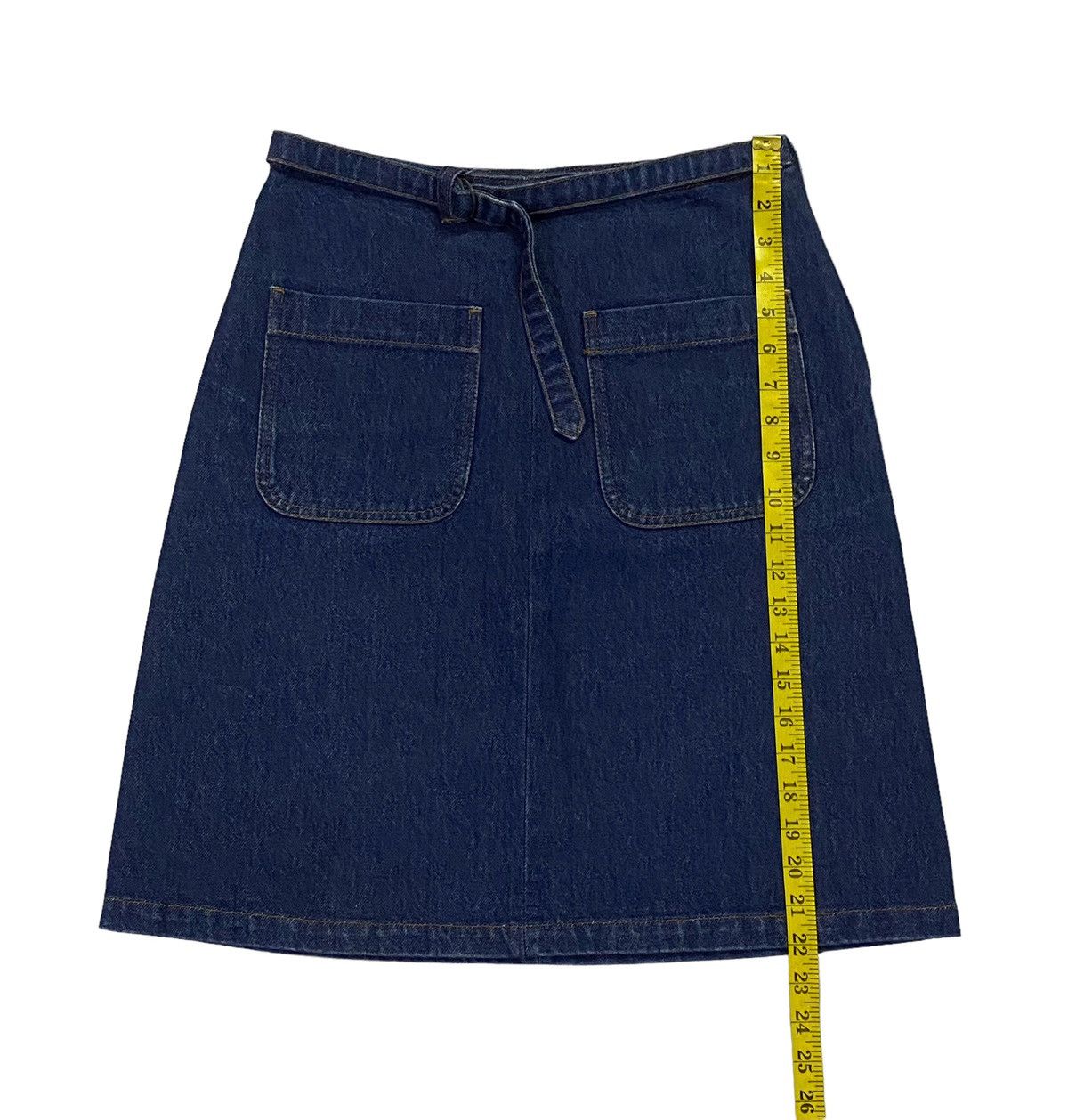Dries Van Noten Dries Van Noten Patch Pocket Denim Skirt Size 28" / US 6 / IT 42 - 4 Thumbnail