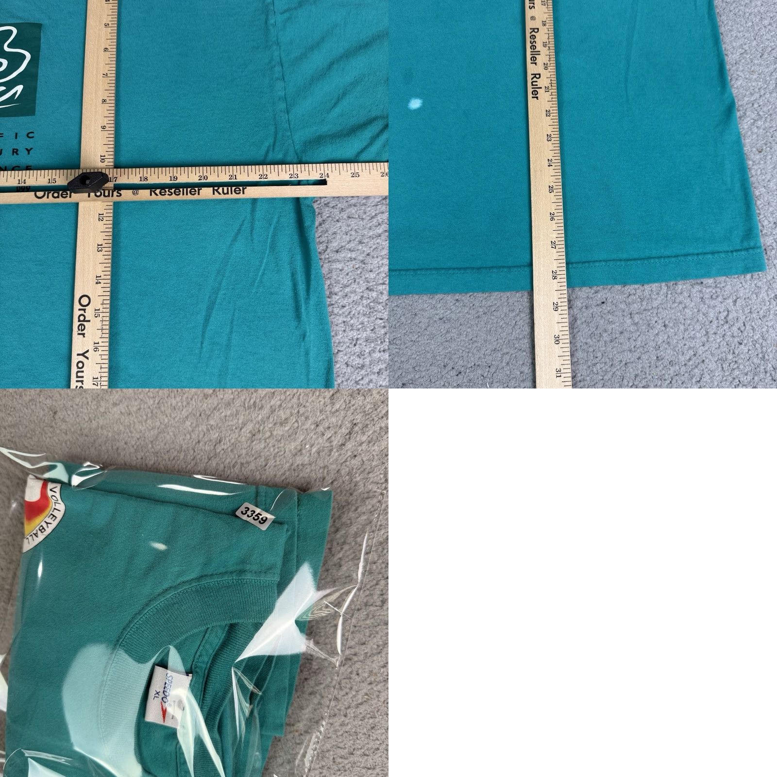Speedo VINTAGE Speedo Shirt Adult XL Green Womens 90s Beach Sports Open Distressed Size XL / US 12-14 / IT 48-50 - 9 Thumbnail