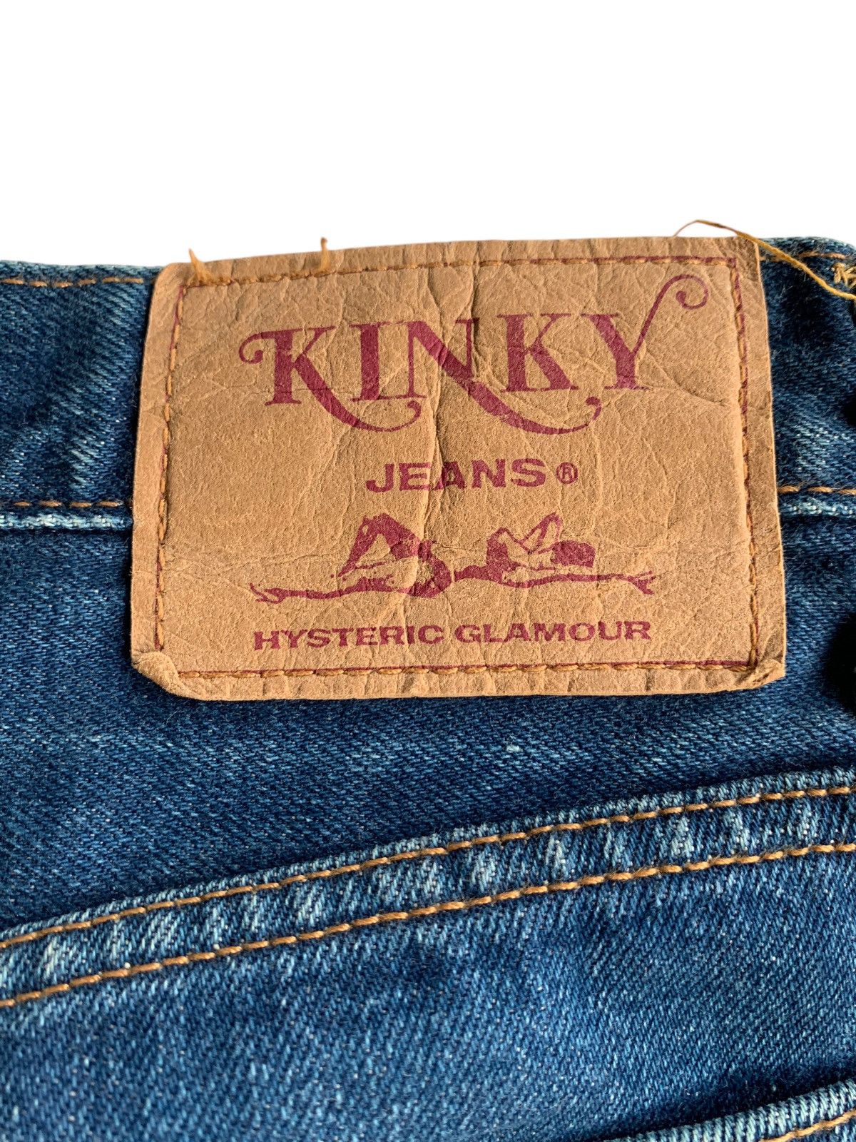 Hysteric Glamour × Jean Vintage Hysteric Glamour kinky Punk Style Selvedge Denim🎌☠️ Size US 29 - 8 Thumbnail