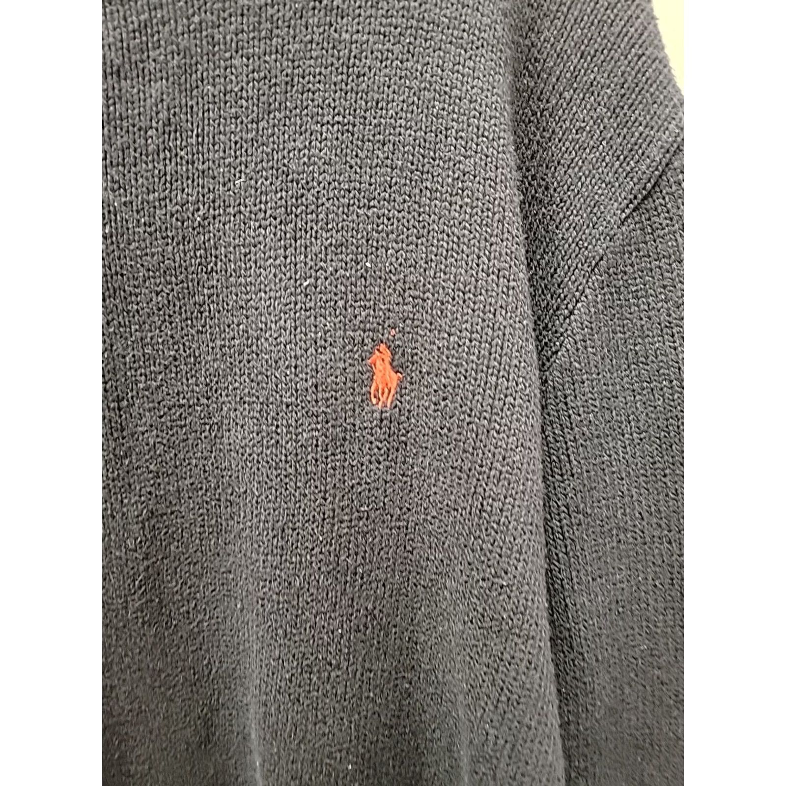 Polo Ralph Lauren VINTAGE Polo Ralph Lauren Sweater Mens 2XL Blue Knit Cotton Crewneck Pullover Size US XXL / EU 58 / 5 - 2 Thumbnail
