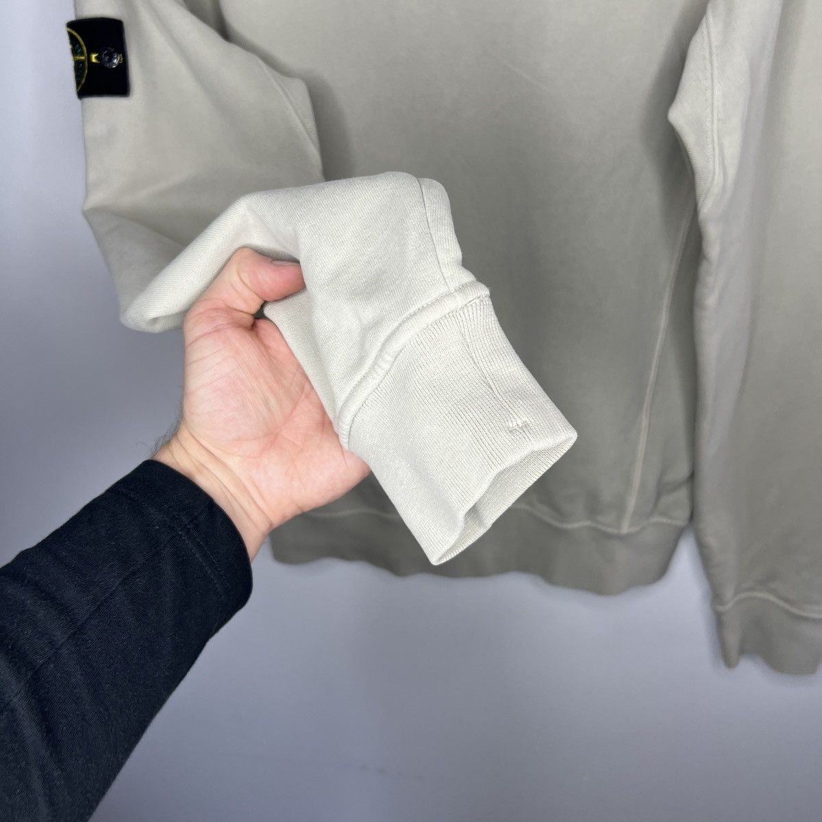 Stone Island Stone Island Hoodie Sweatshirt Hooded Beige Badge Logo Size US M / EU 48-50 / 2 - 11 Thumbnail