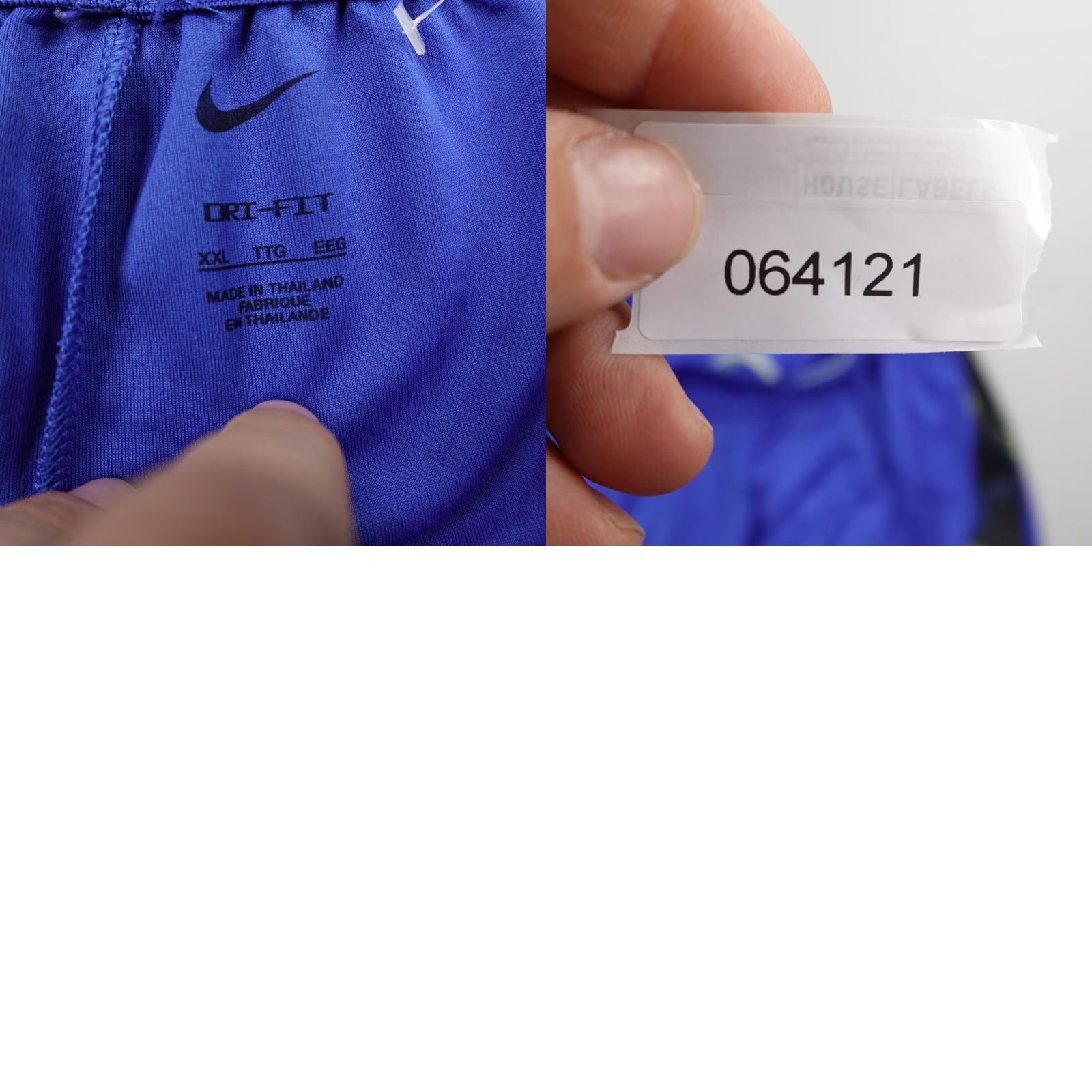 Nike Nike Shorts Mens 2XL Blue Dri Fit Swoosh Athletic Workout Performance Basketball Size US 39 - 8 Thumbnail