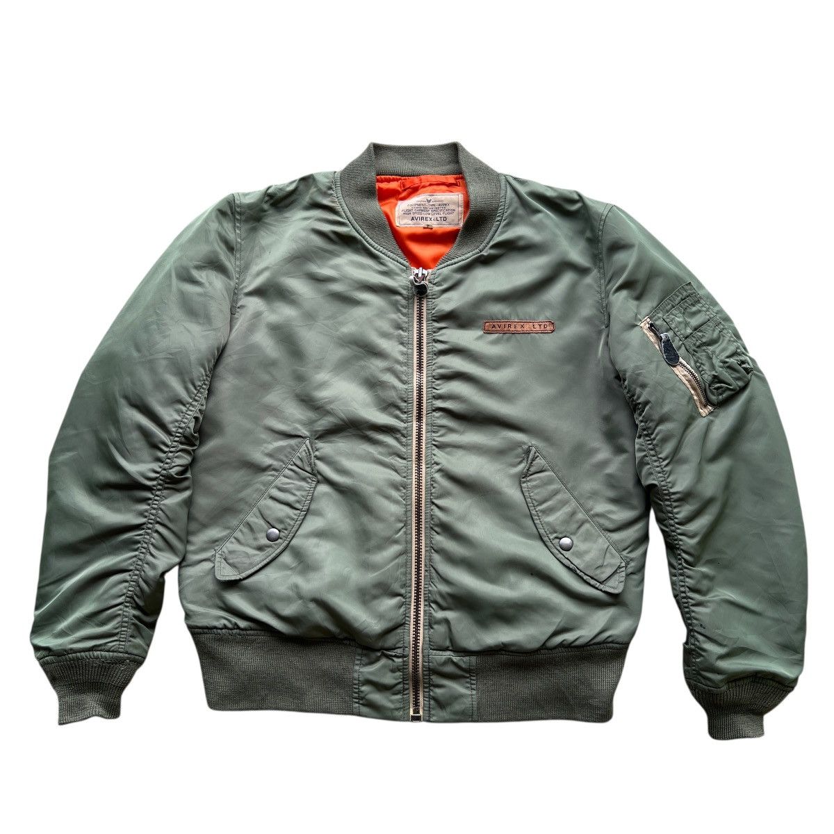 Avirex 🔥 Pick Avirex Usa Flight Bomber Jacket Size US L / EU 52-54 / 3 - 2 Thumbnail