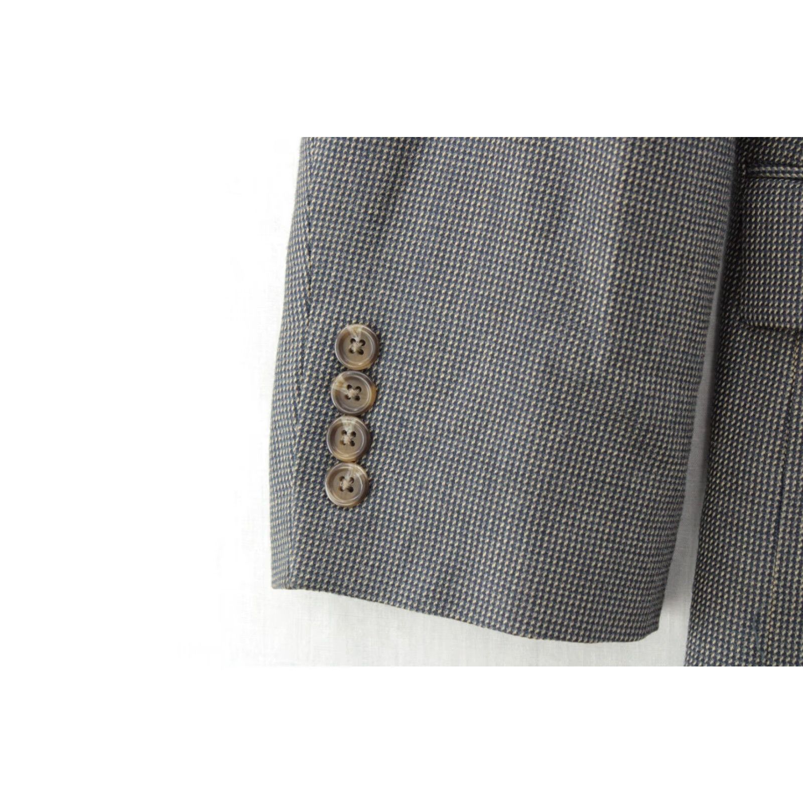 Ralph Lauren VINTAGE Ralph Lauren Blazer Men's 44L Gray Silk Wool Sport Jacket Union Preppy Office Size 44R - 4 Thumbnail