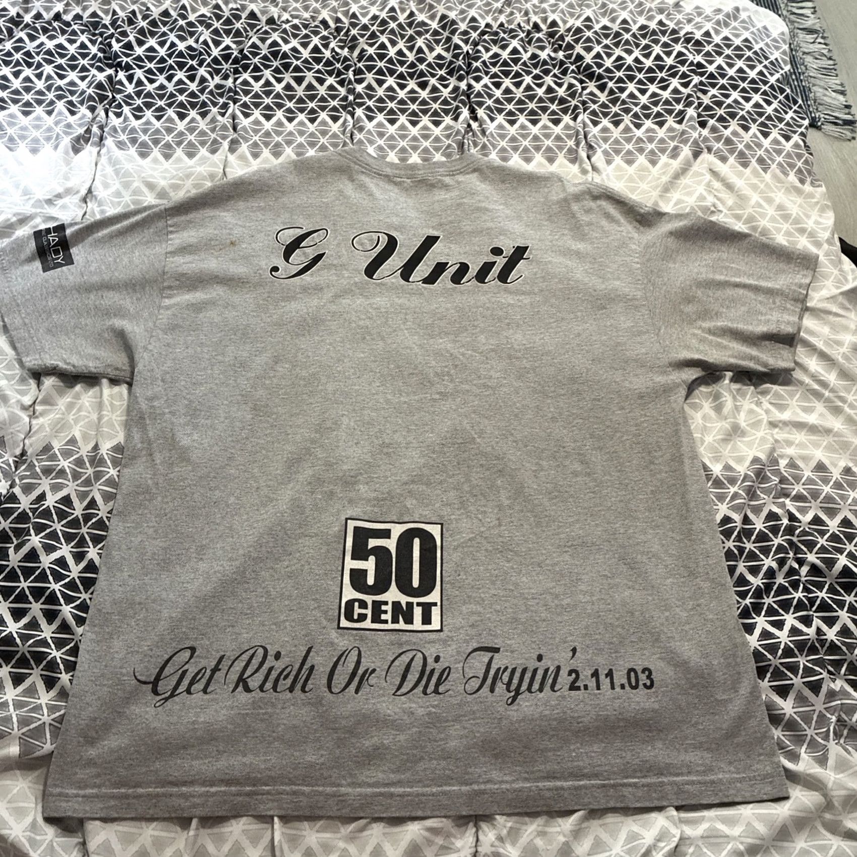 Vintage VINTAGE Shady LTD Free Yayo T Shirt 50 Cent G Unit Y2K 2003 XL Gray Mens Size US XL / EU 56 / 4 - 2 Thumbnail