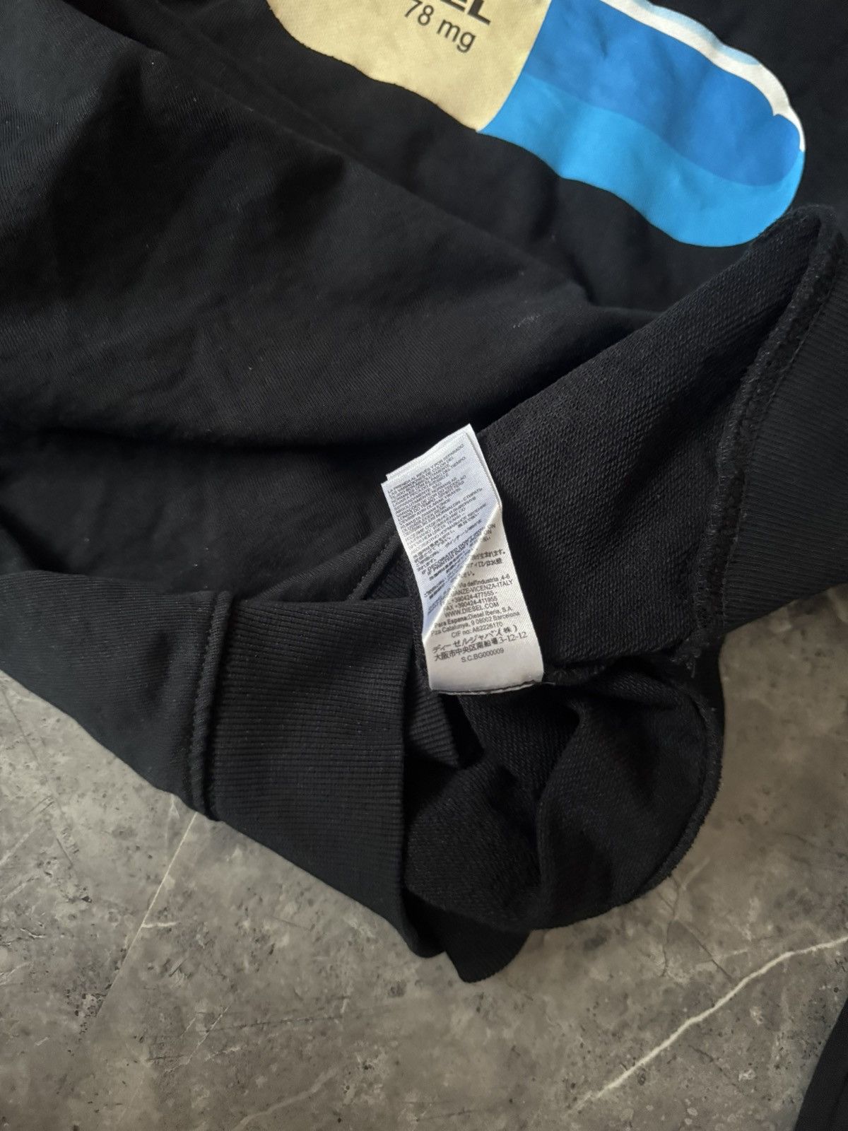 Diesel Diesel pill sweatshirt Black Size US S / EU 44-46 / 1 - 9 Thumbnail