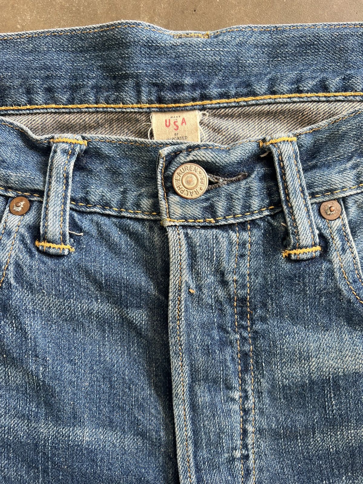RRL Ralph Lauren Polo Raplh Lauren Double RRL Slim Selvedge Jeans Size US 33 - 8 Thumbnail