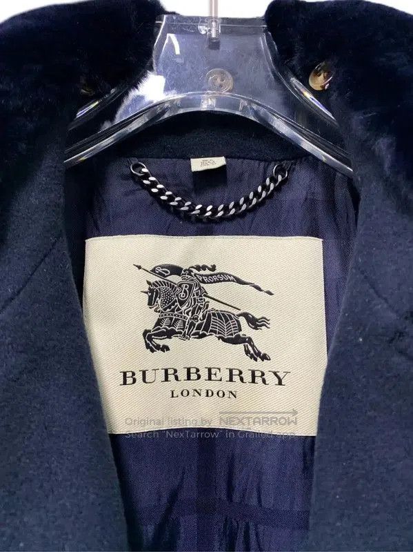 Burberry Burberry Black Wool Women's Coat. Size S / US 4 / IT 40 - 3 Thumbnail