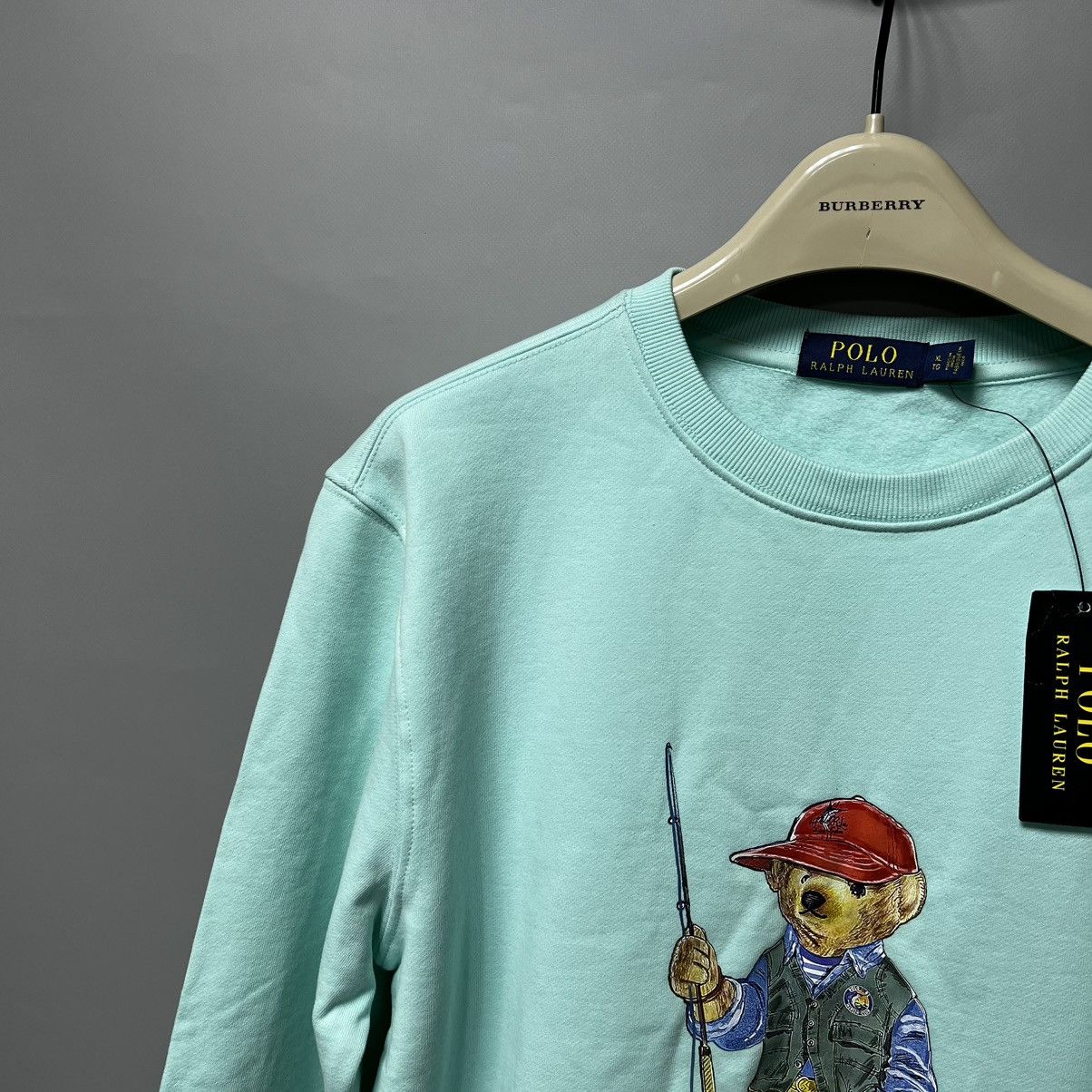 Polo Ralph Lauren Polo Ralph Lauren Fishing Bear Crew Neck Sweatshirt NEW NWT Size US XL / EU 56 / 4 - 4 Thumbnail
