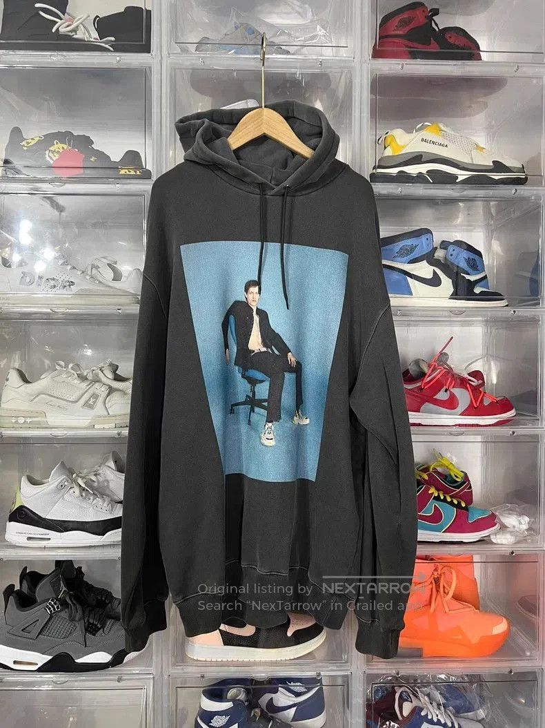Balenciaga Washed Portrait Hoodie S.