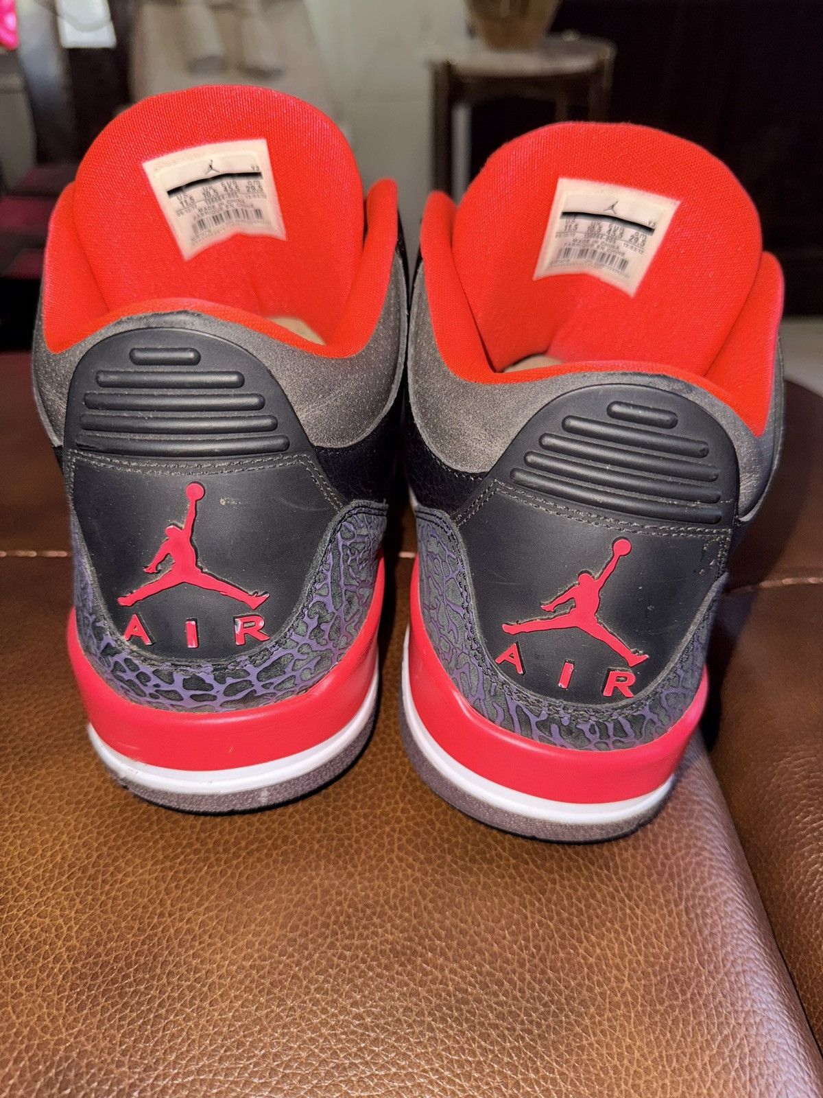 Jordan Brand Air Jordan 3 Retro ‘Crimson’ Size US 11.5 / EU 44-45 - 3 Thumbnail