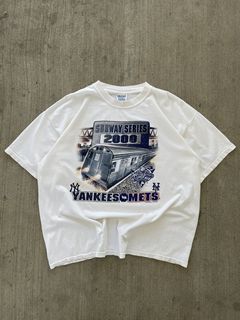 vtg Y2K NWT NEW YORK YANKEES METS SUBWAY WORLD SERIES LS t-shirt