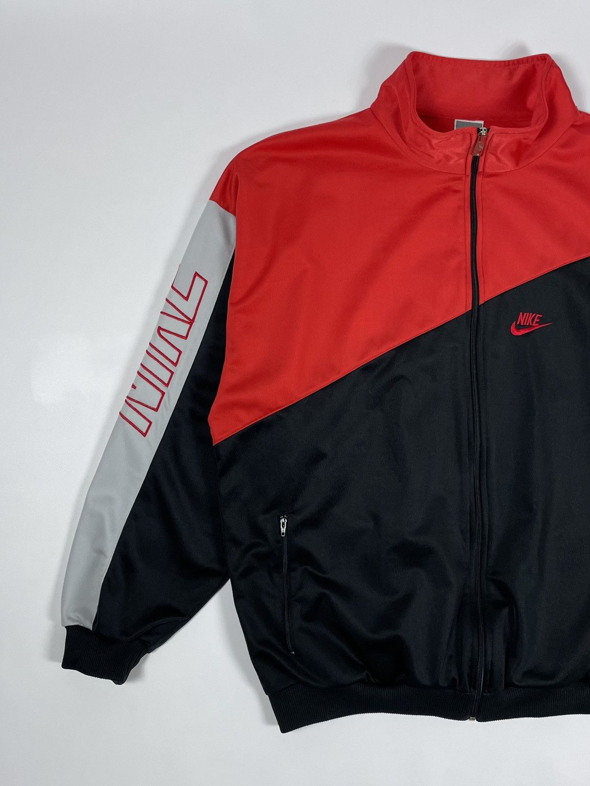 Nike × Vintage Nike Vintage 80s/90s Olympic Full zip Jacket Size US XL / EU 56 / 4 - 3 Thumbnail