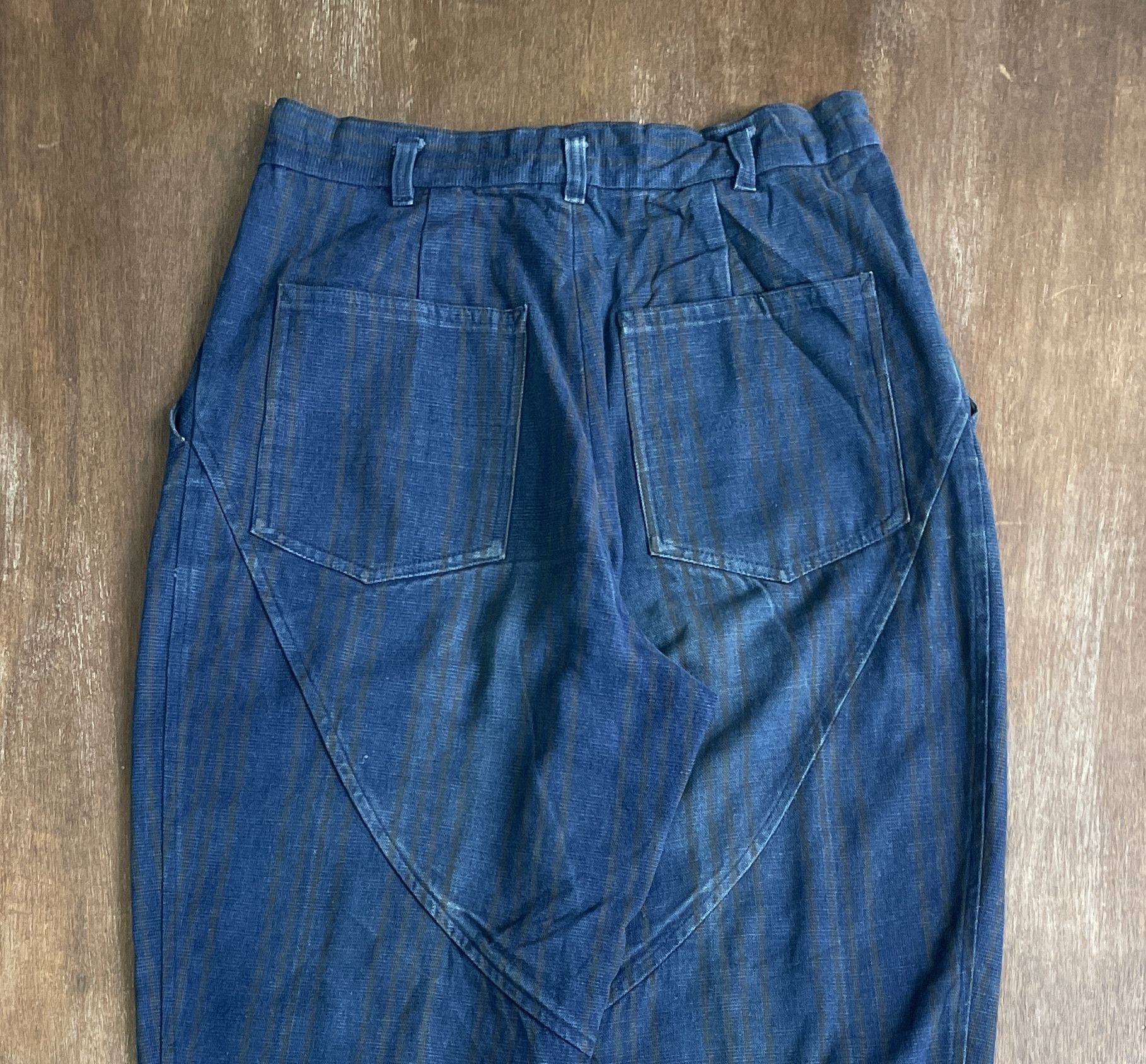 Yohji Yamamoto Y's YOHJI YAMAMOTO Stripped Baloon Pants Size US 27 - 6 Thumbnail