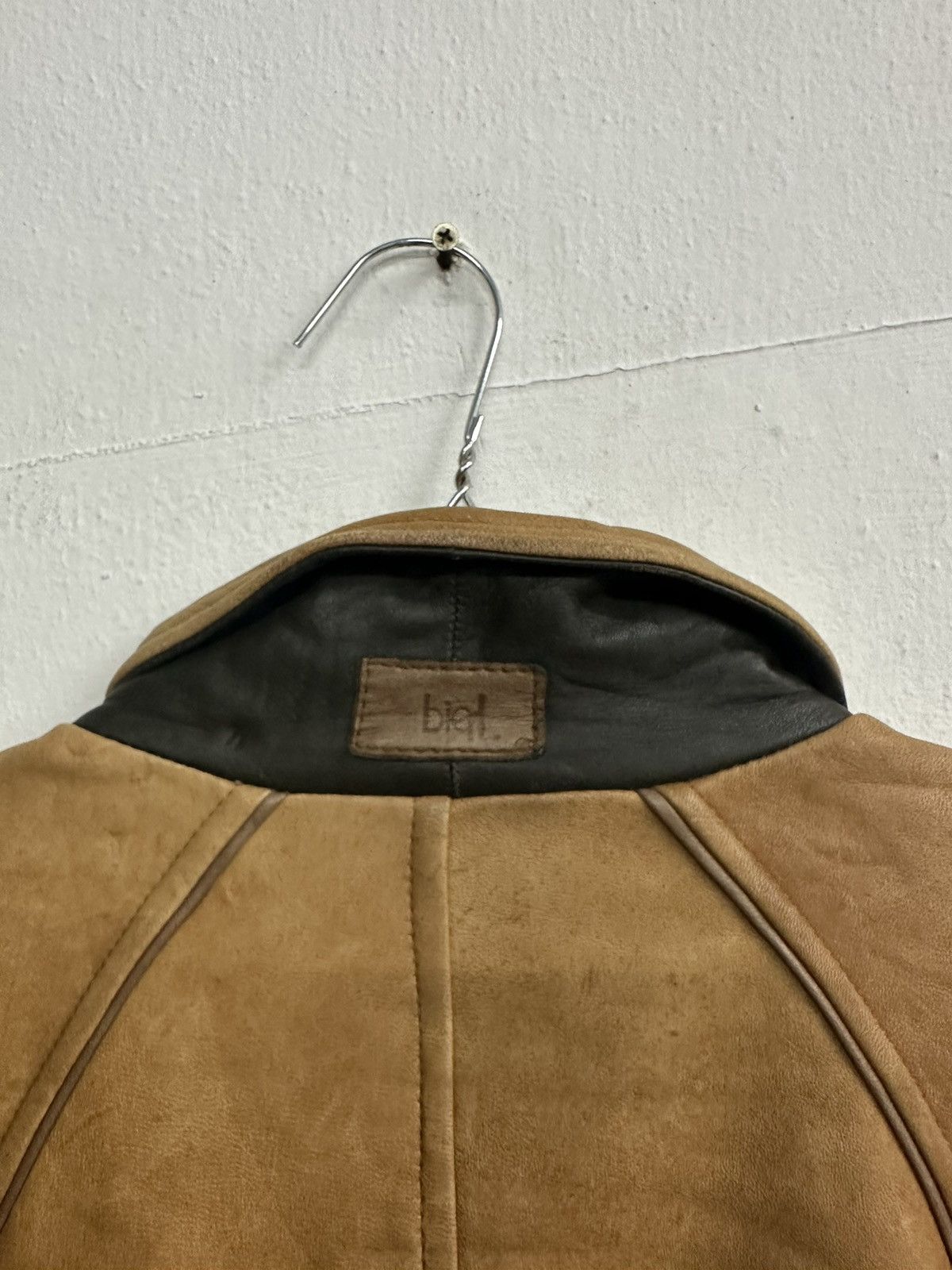 Vintage VTG BIG L Elk Skin Leather Jacket Size US L / EU 52-54 / 3 - 11 Thumbnail