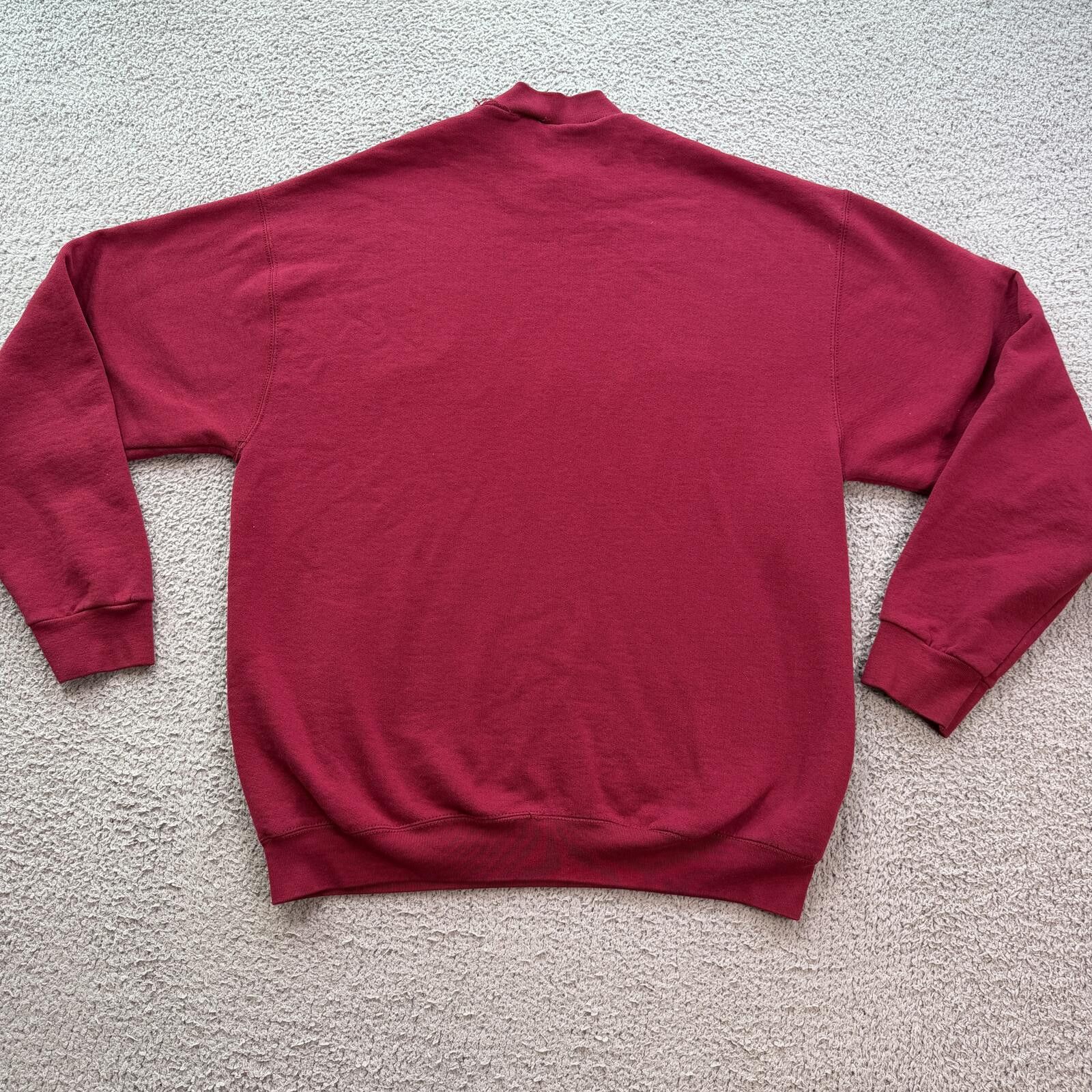 Wilson Vintage 90s Wilson Sweatshirt Red Faded Made in USA XL Size US XL / EU 56 / 4 - 2 Thumbnail